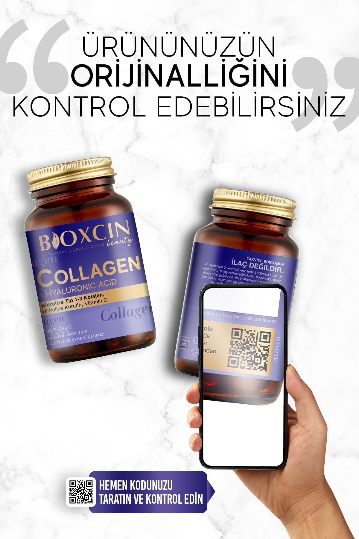 Beauty Collagen Tablet 3 Al 2 Öde - Tip1 Tip 3 Hidrolize Kolajen