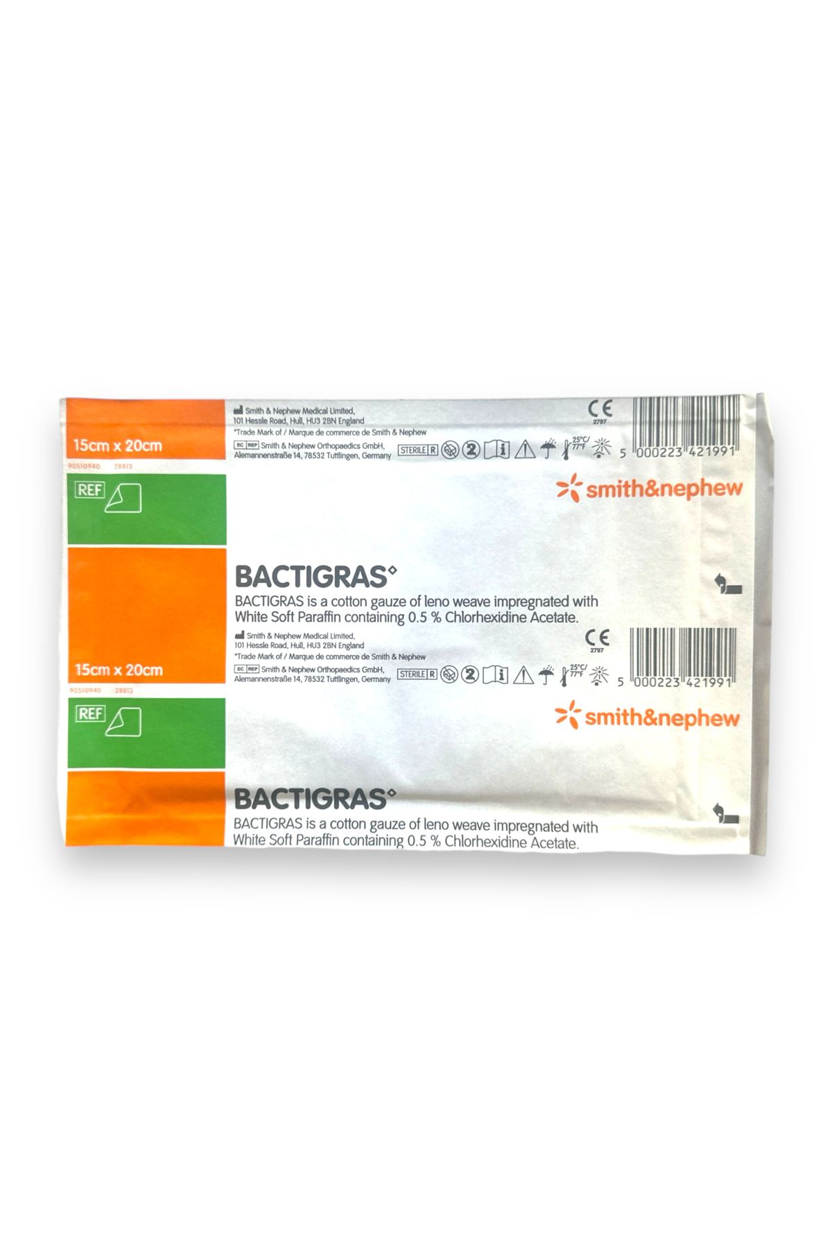 bactigras Smith & Nephew15x20 Cm Tül Yara Ört...