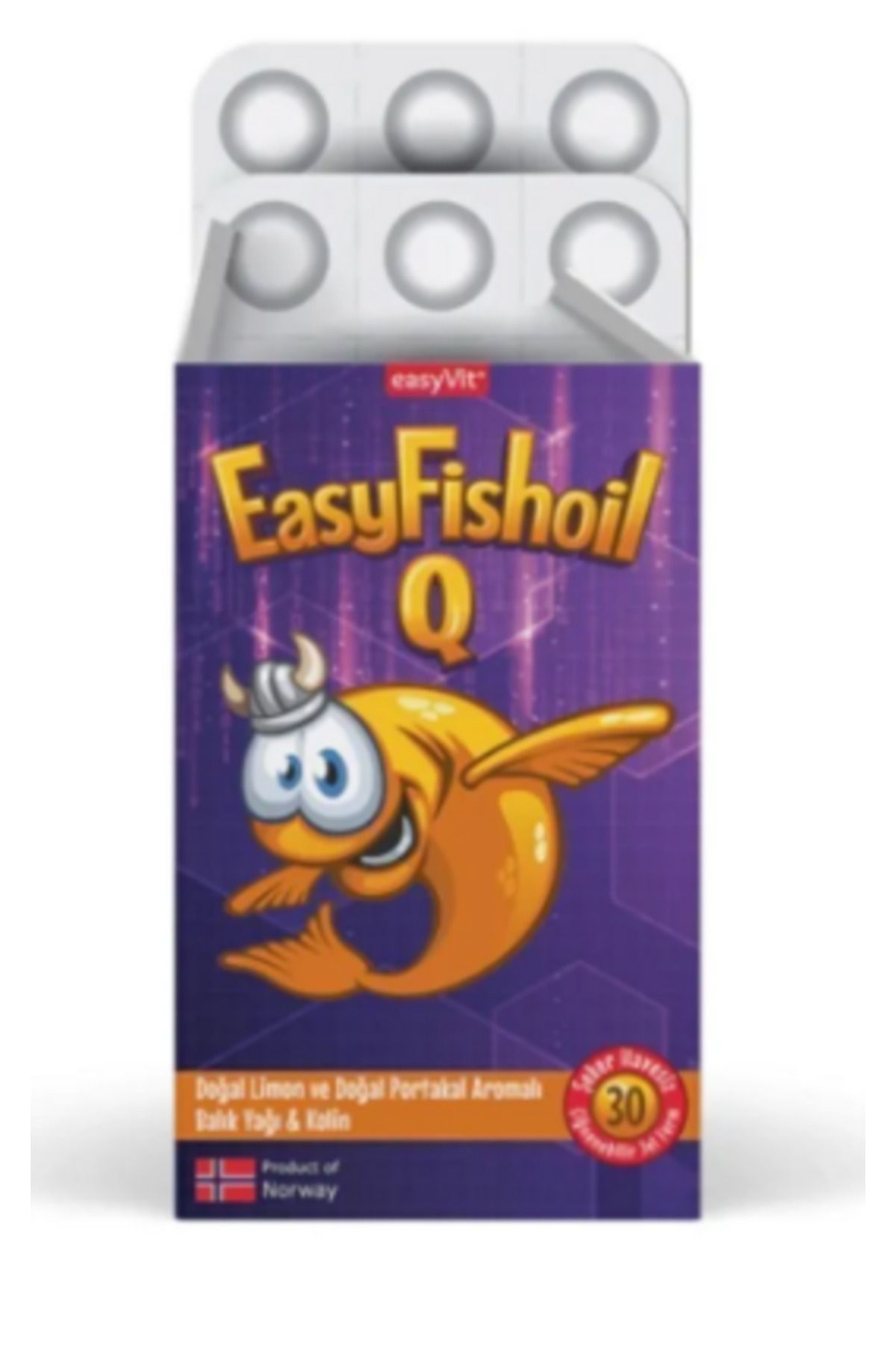 Easyfishoil Q 30 Çiğneme Tableti