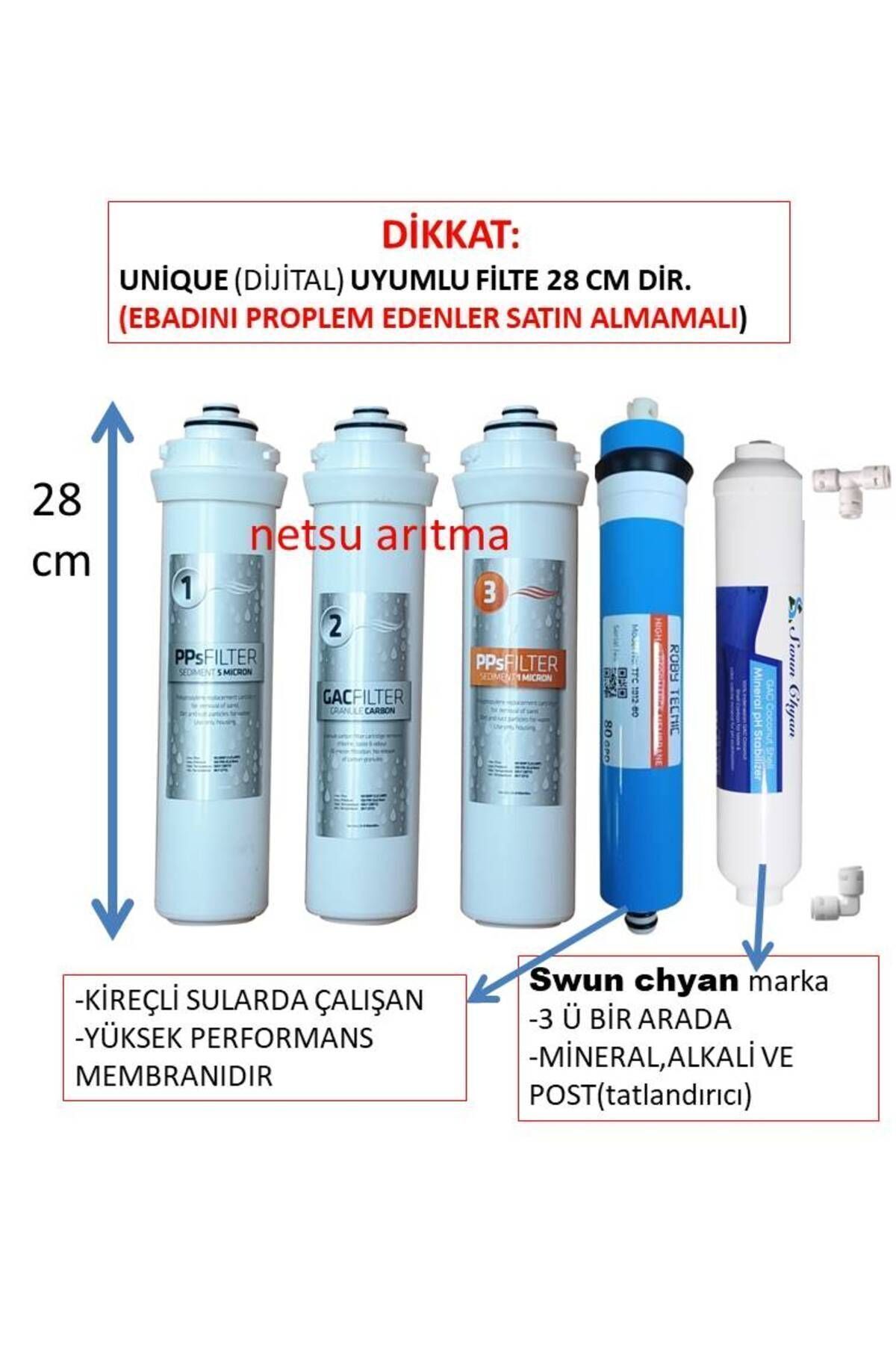 netsu arıtmaAlkali,mineral,cebilon Unique/dij...