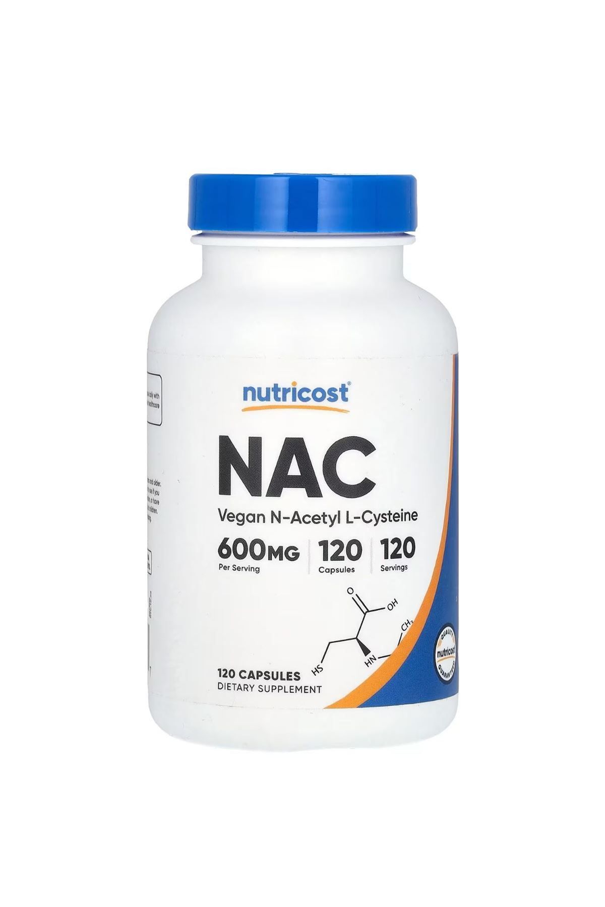 Nutricost N-acetyl Cysteine(NAC) 600 Mg 120 K...