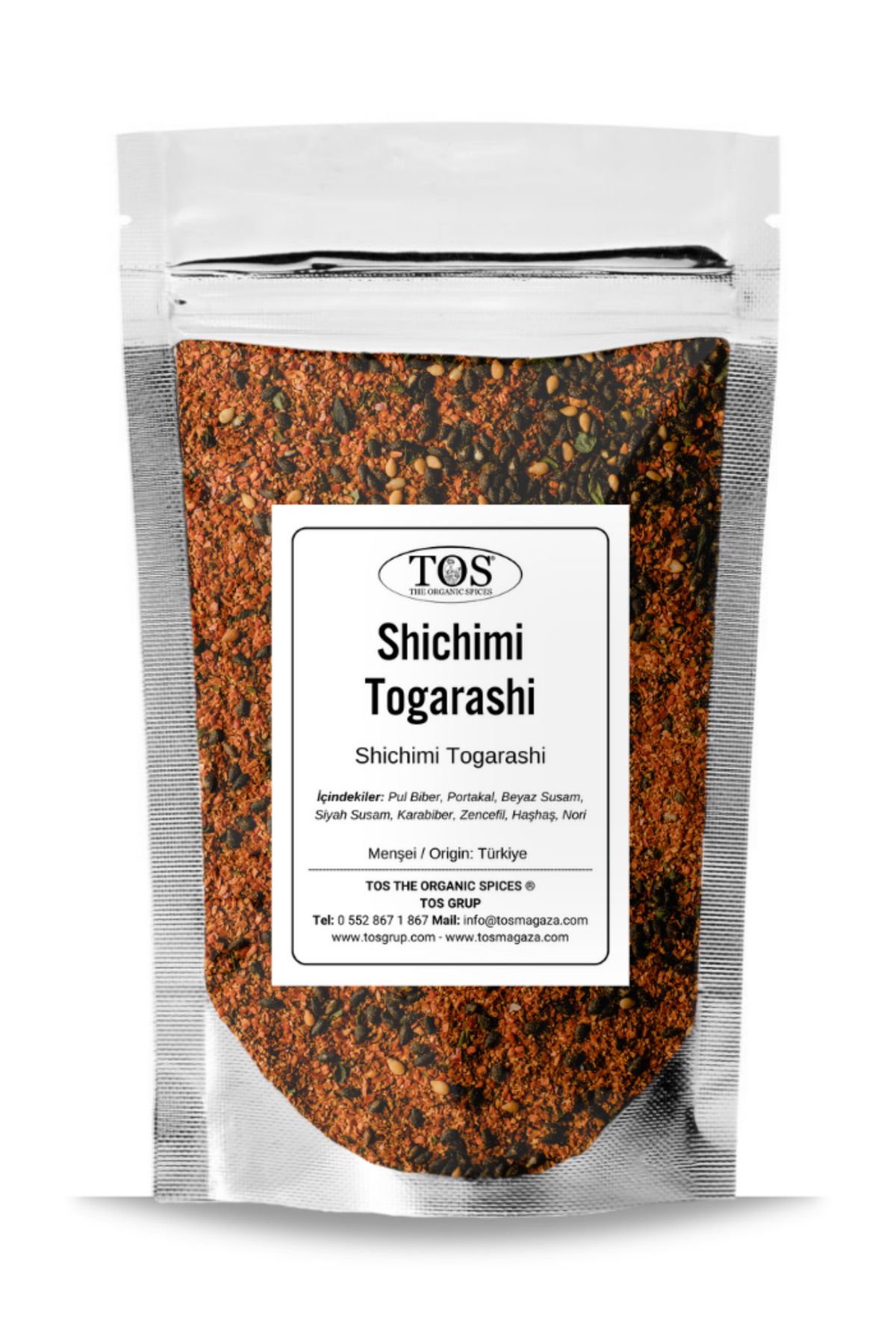 TOS The Organic Spices Shichimi Togarashi 100...