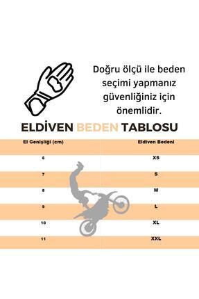 DERİ KIŞLIK MOTOSİKLET ELDİVENİ SİYAH Image 4