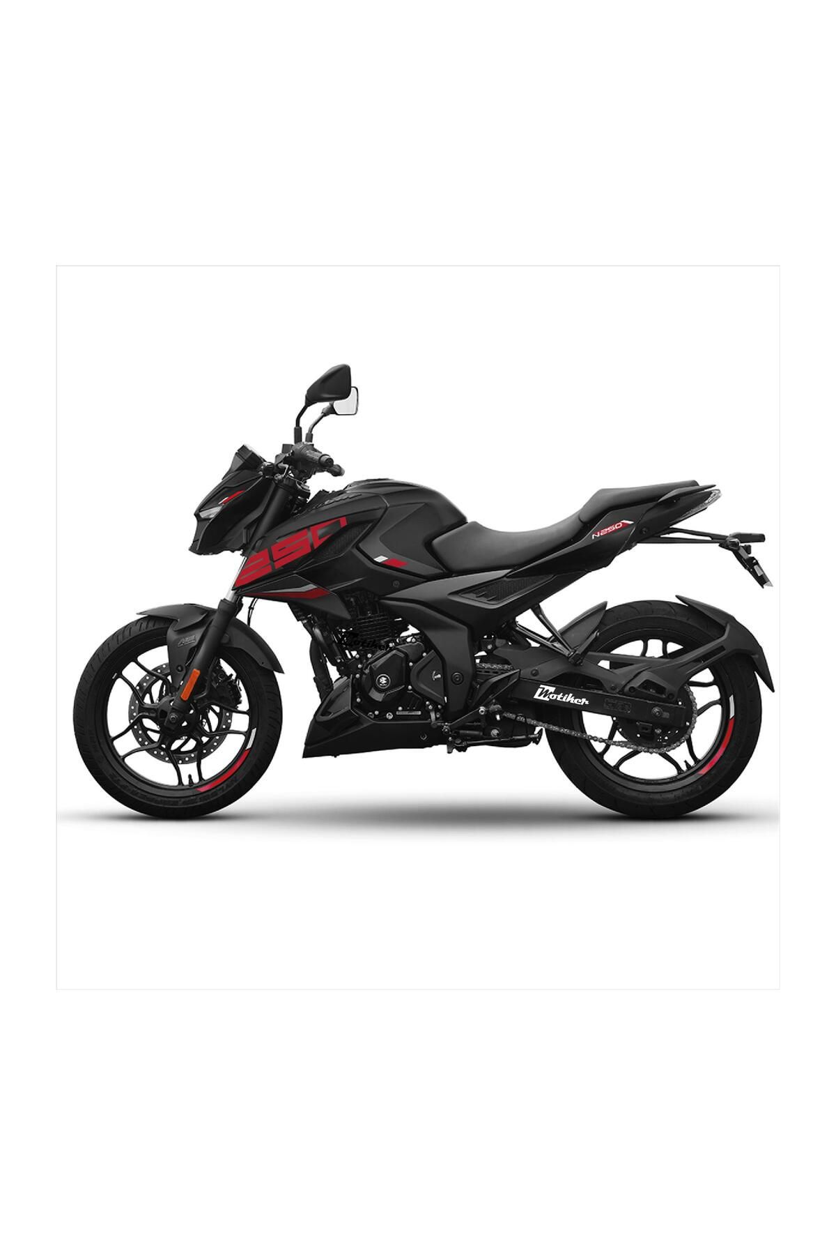 Motiker Bajaj N250 Yan 250Yazısı Sağ Sol Kırm...