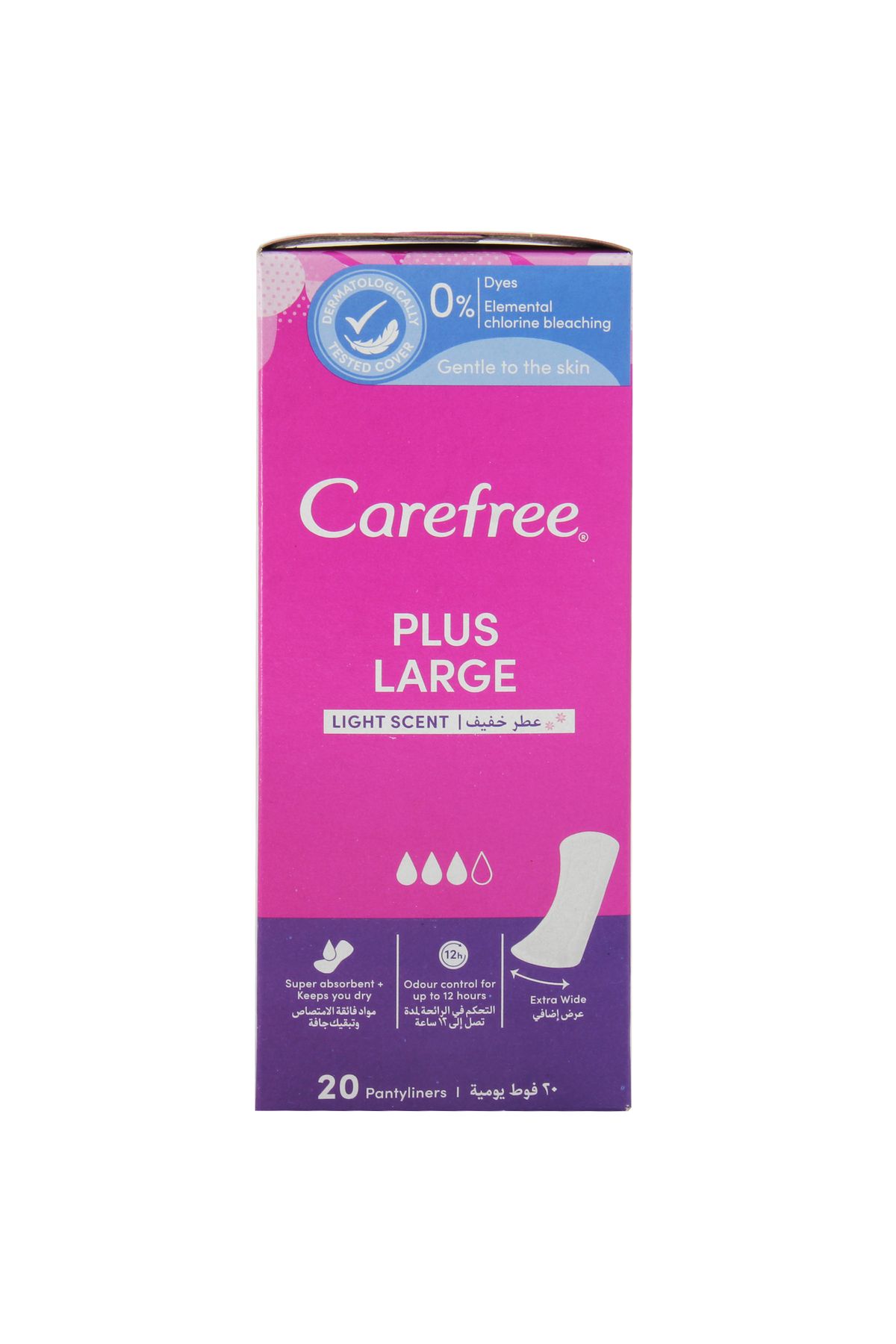 CarefreePlus Large GünlükPed 20'li