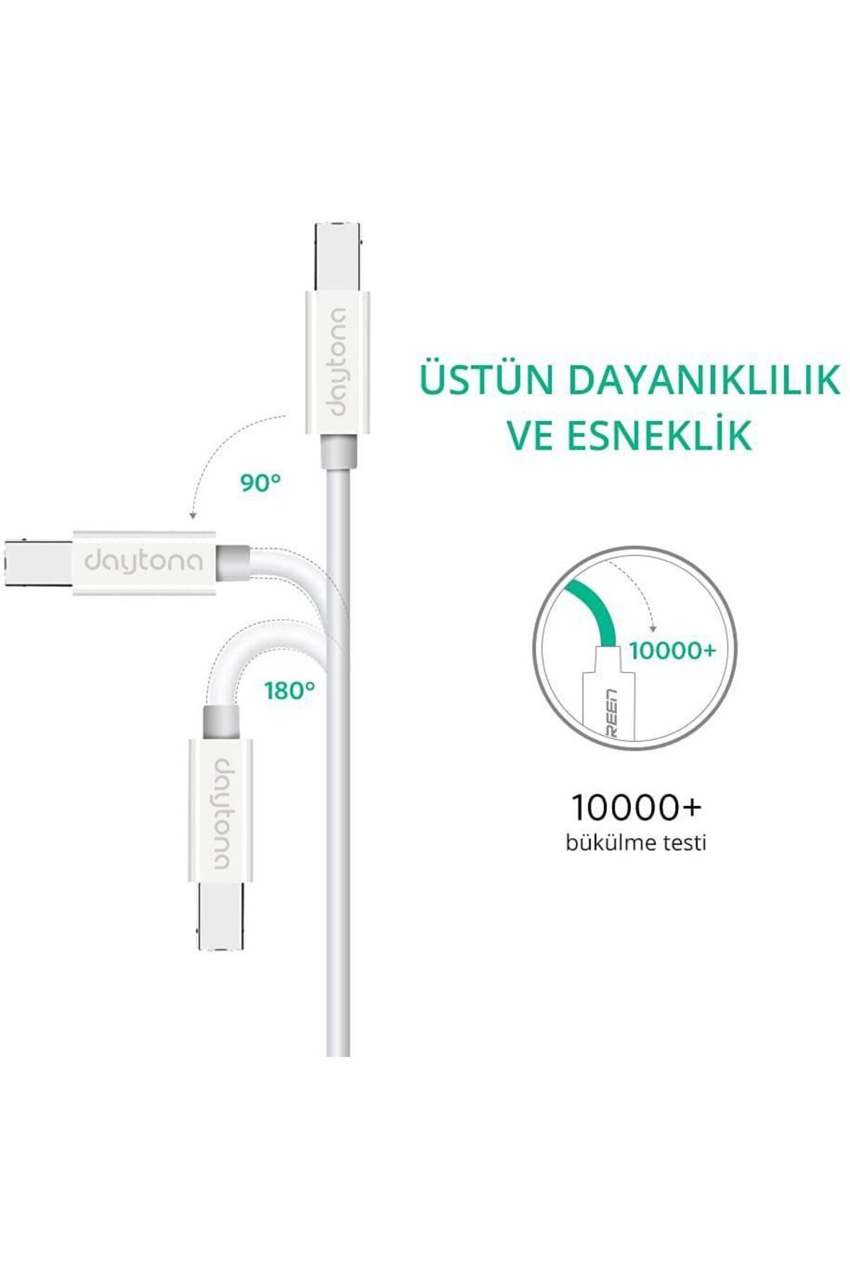 Tb1-2-1 1,0m Type-c=--usb B Çevirici Kablo Adaptör