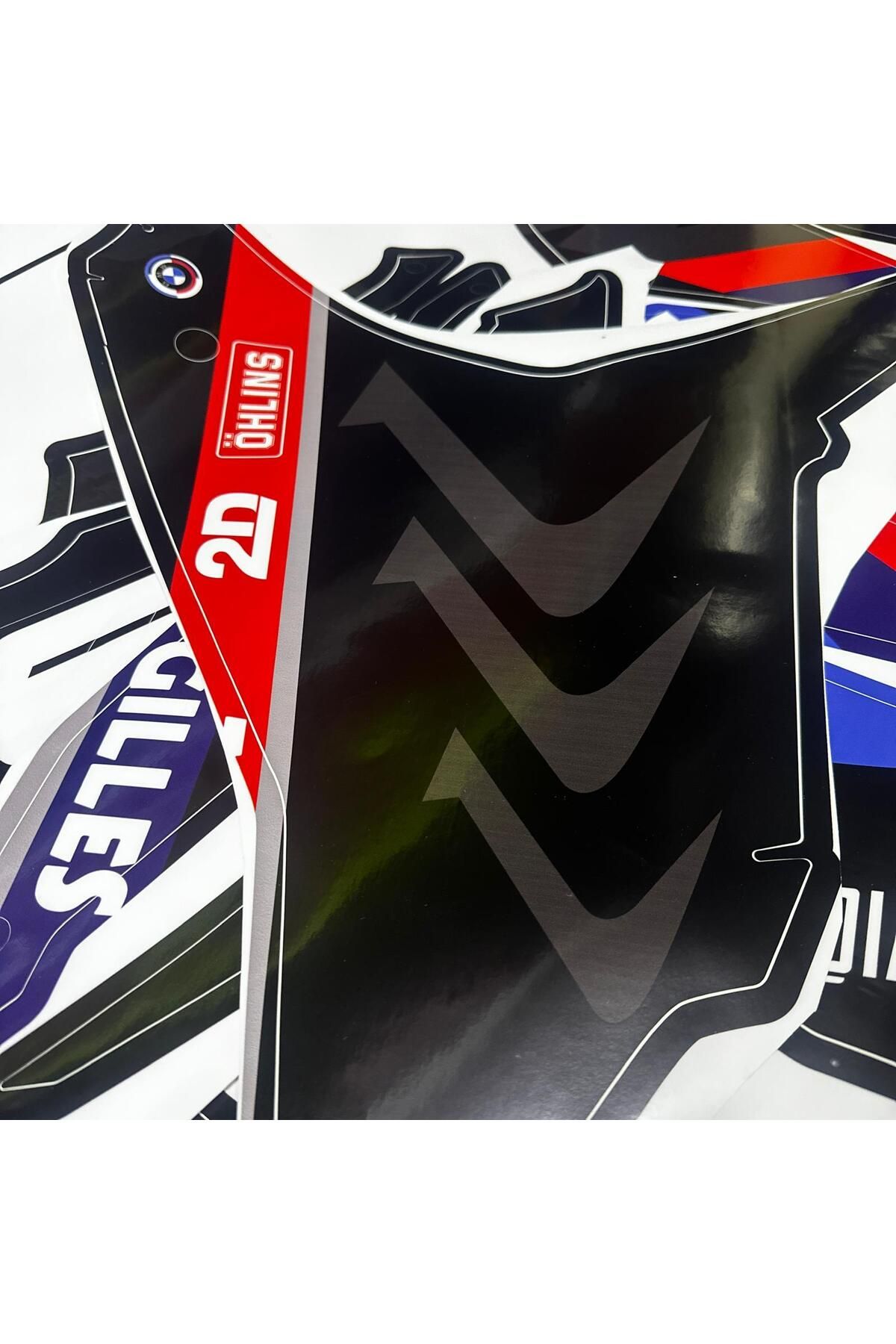 CFMOTO 250SR BMW HP4 MODEL PARCALI MOTOSIKLET KAPLAMA STICKER ETIKET MODELI SIYAH RENK