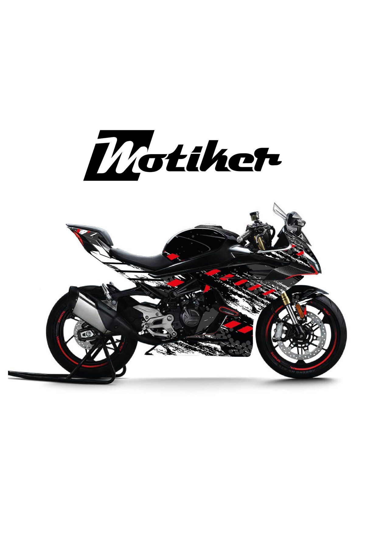 Motiker CFMOTO 450SR RacingSport Beyaz Motosi...