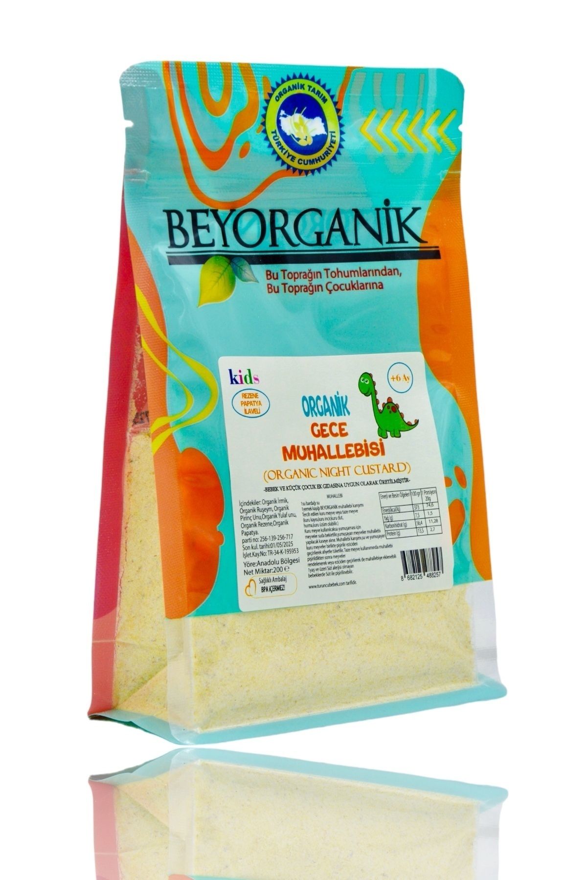 BEYORGANİKOrganik GeceMuhallebisi 200gr (PAPA...