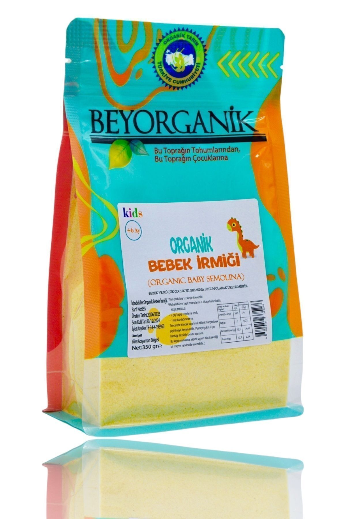 BEYORGANİKOrganik BebekIrmik 350gr