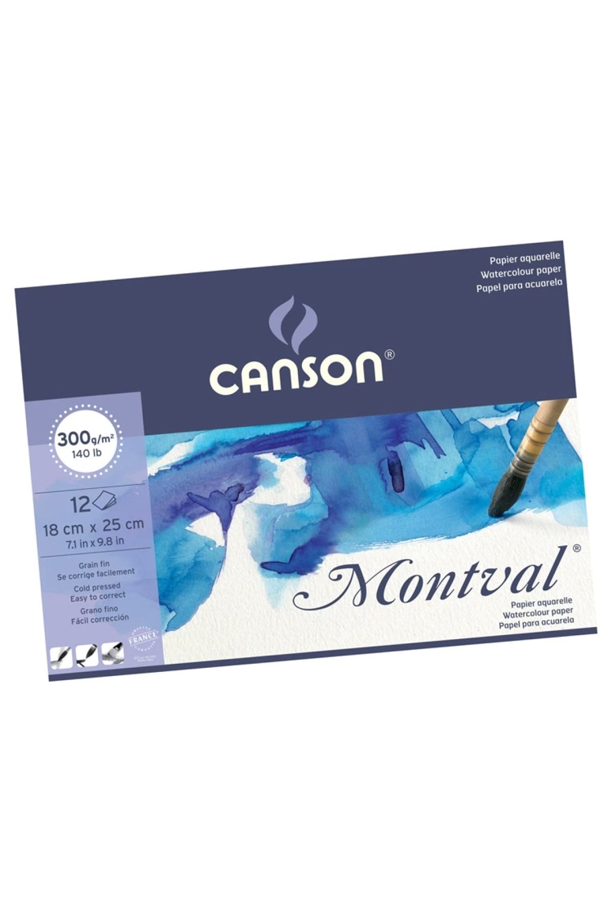 Canson Montval 18x25 SuluBoya Defteri 300 Gr...