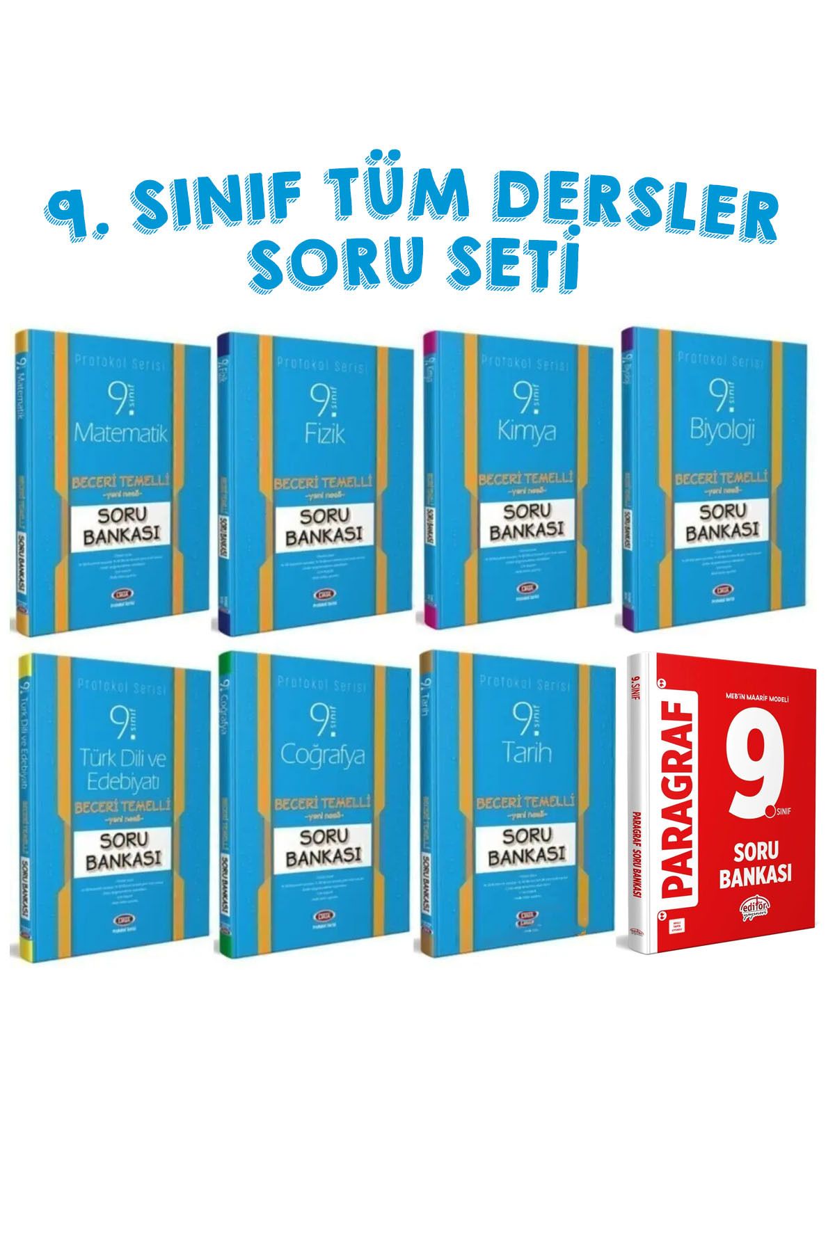 Editör Yayınevi9. Sınıf SoruBankası Seti