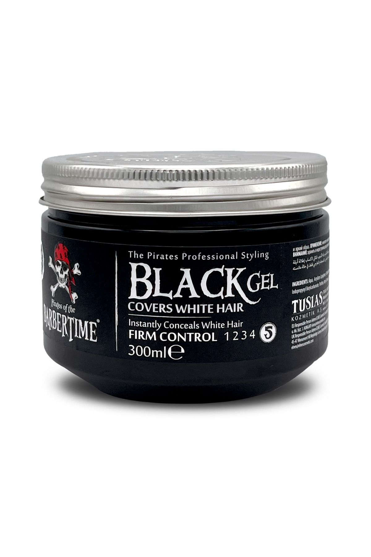 Hair Gel Black - Siyah Saç Jölesi - Beyaz Saçları Kapatır 300 ml