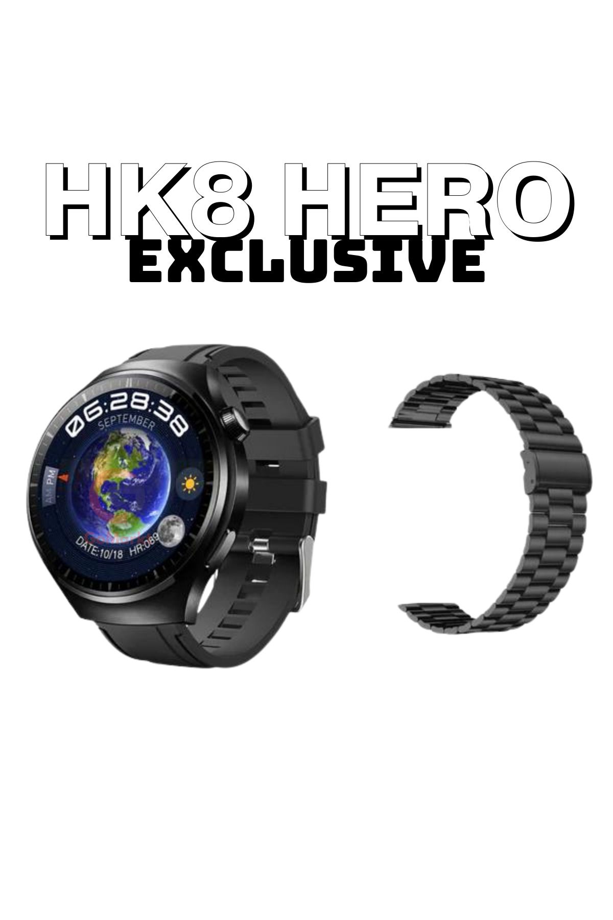 GoMarktExlusive Pro WatchHero 8 Akıllı Saat Ç...