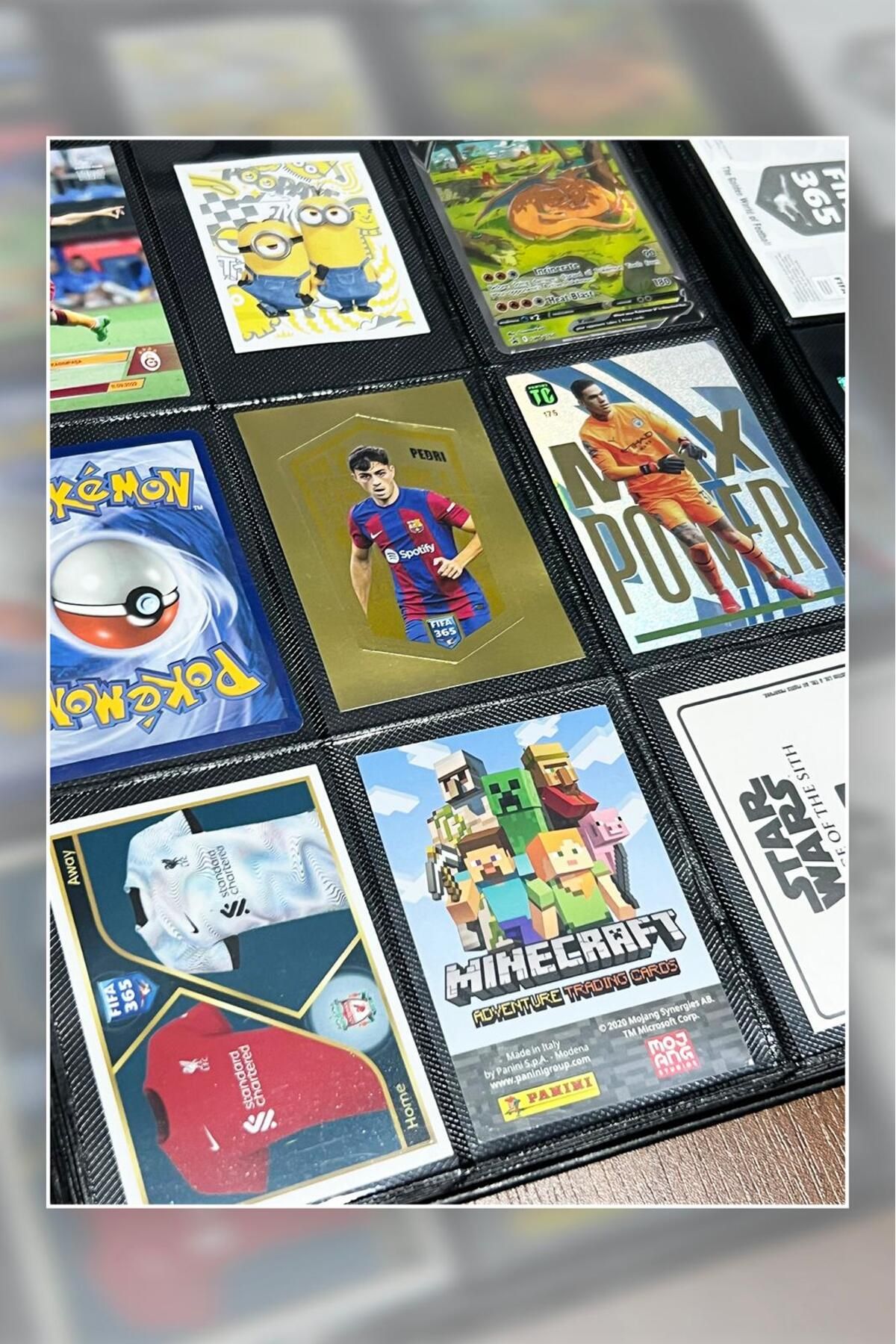 Özel Açık Yeşil Kart Albümü 360 Kartlık ( Pokemon - Futbolcu Kartı - Panini - Magic Vb. )