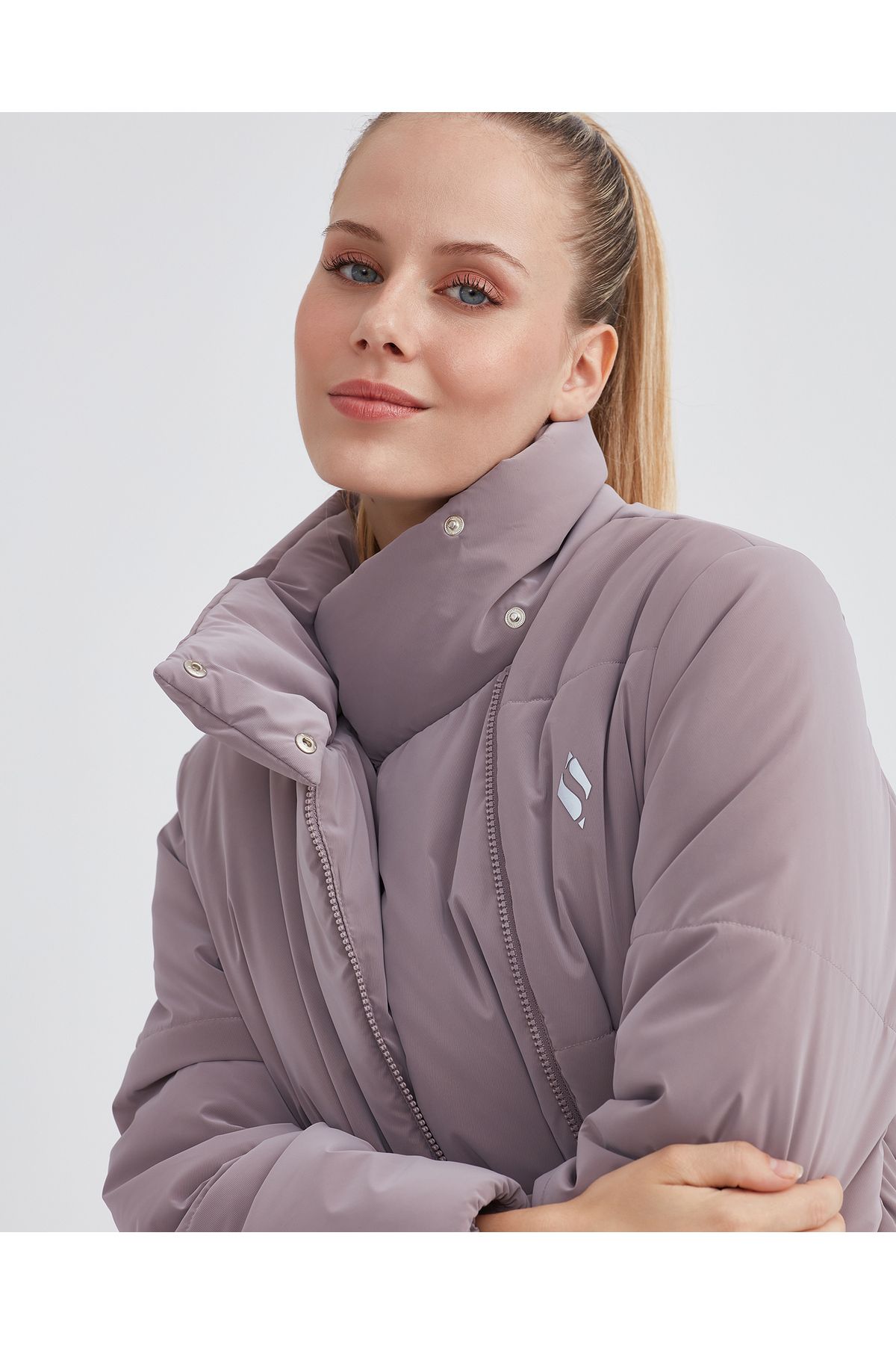 W Outerwear Padded Jacket Kadın Pembe Mont S232044-506