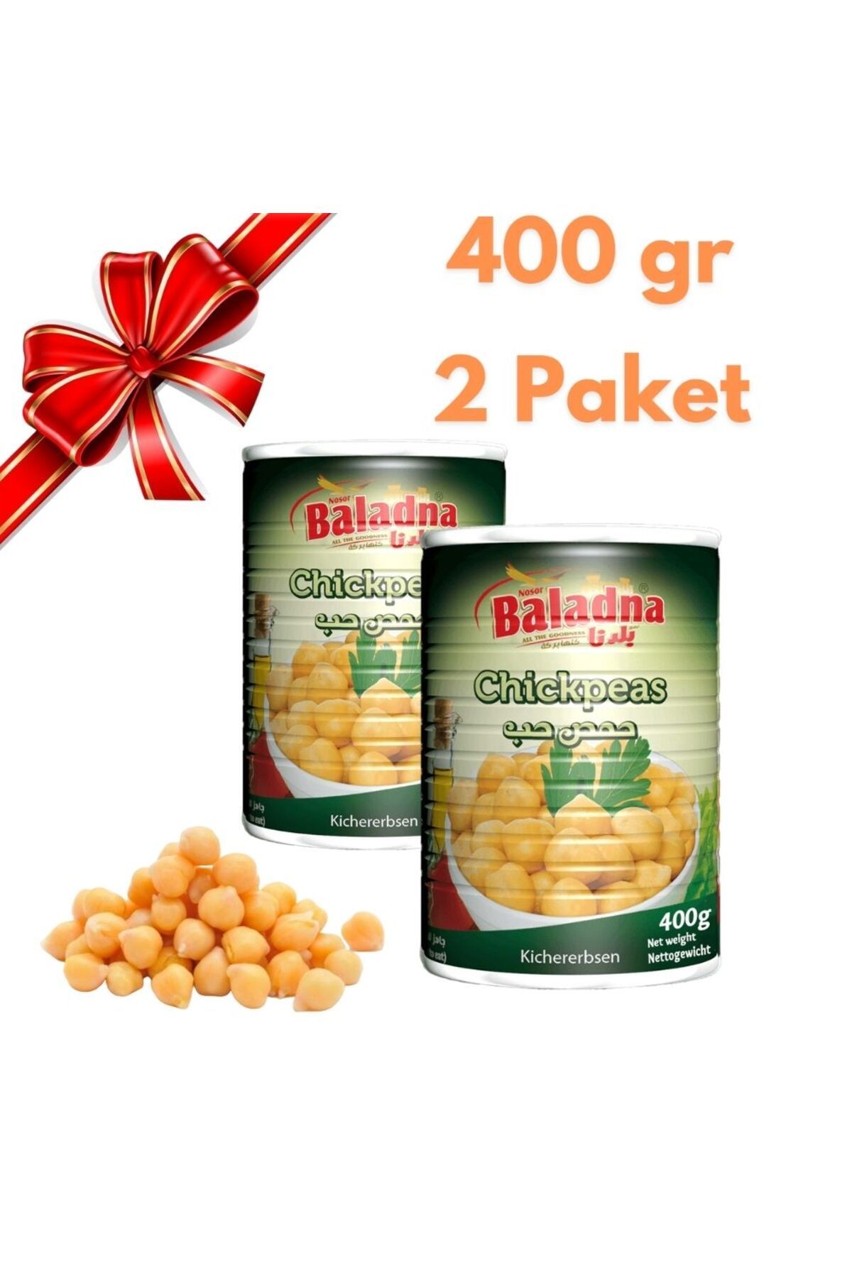 Yeşillik Market BaladnaHaşlanmış Nohut 400gr...