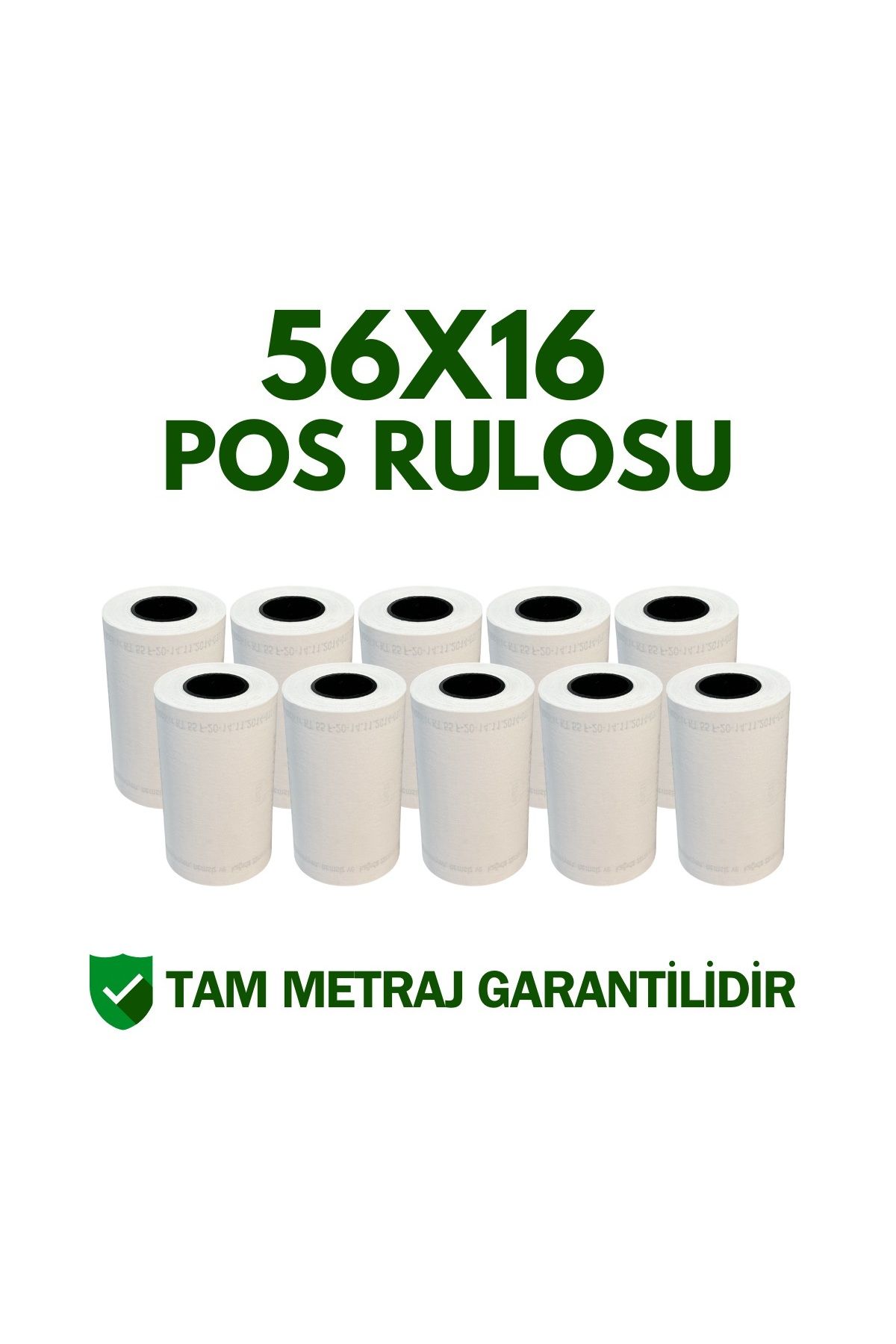 56x16 METRE TERMAL YAZARKASA POS RULOSU TAM METRAJ 1.KALİTE KAĞIT YERLİ ÜRETİM 600 ADET