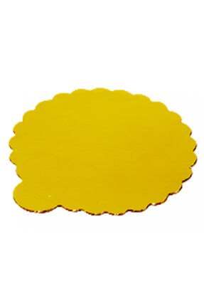11 Cm Tek Porsiyonluk Gold Altın Turta Altlığı Pasta Altlık Kalın Image 0