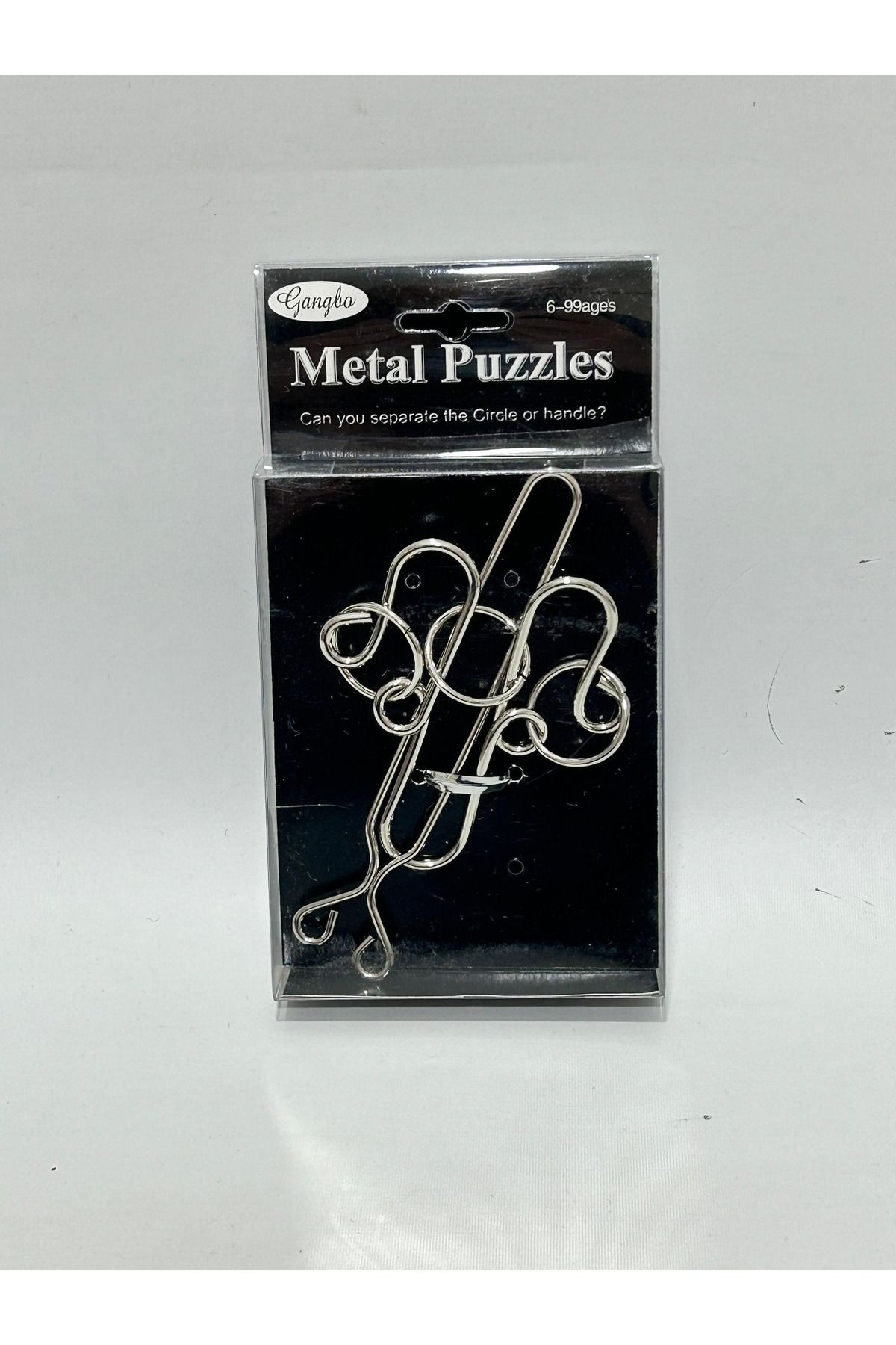 Metal Puzzle - Zeka Geliştirici Oyun - Eğitici Beceri Oyunu (Model 4)