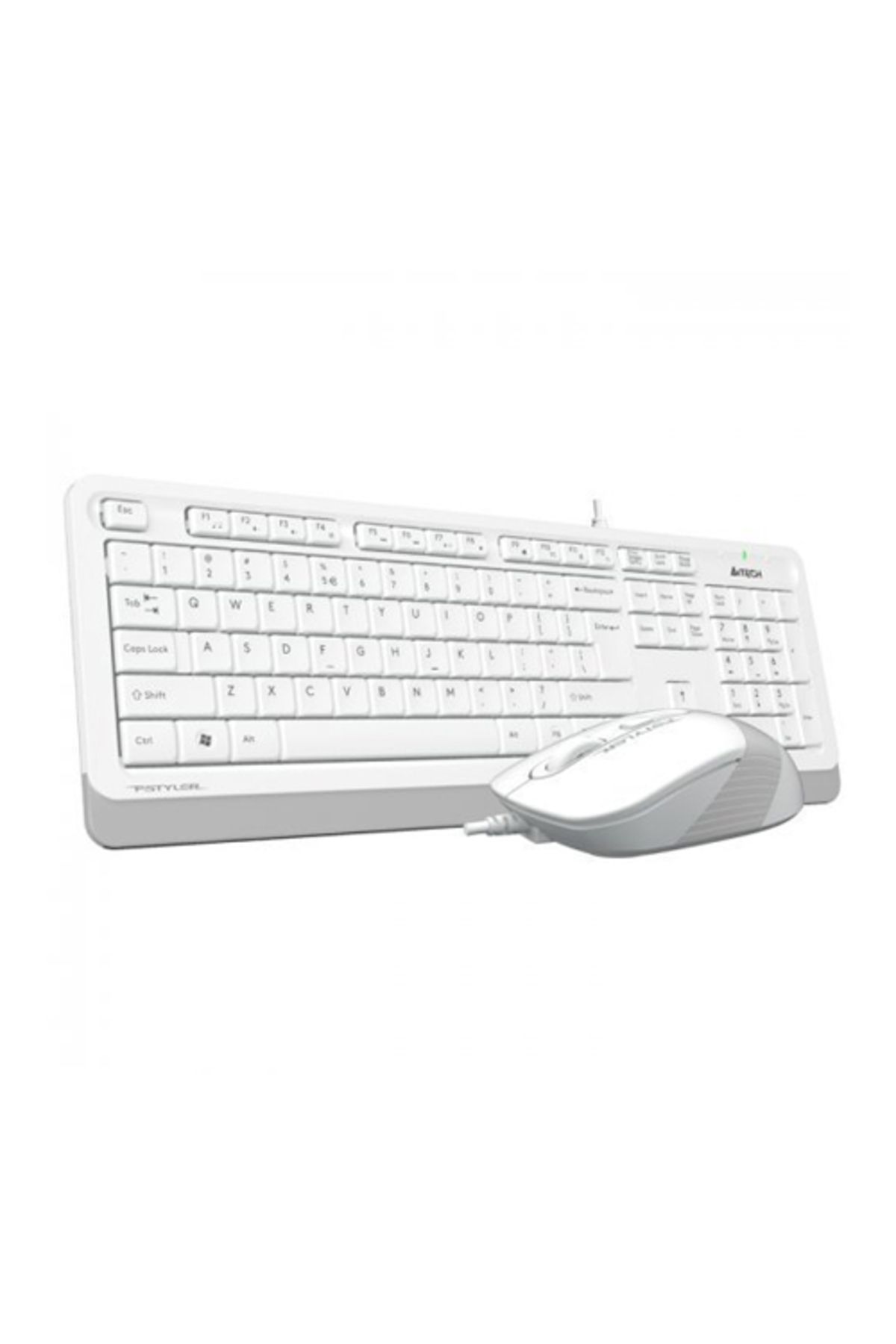 A4 Tech F1010 Q Usb Beyaz MMKlavye/Mouse Set