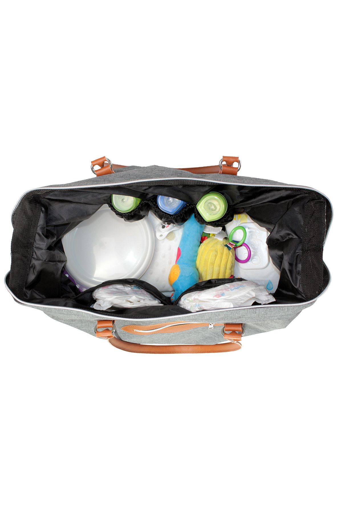 Baby Bag Anne Bebek Çantası Gri