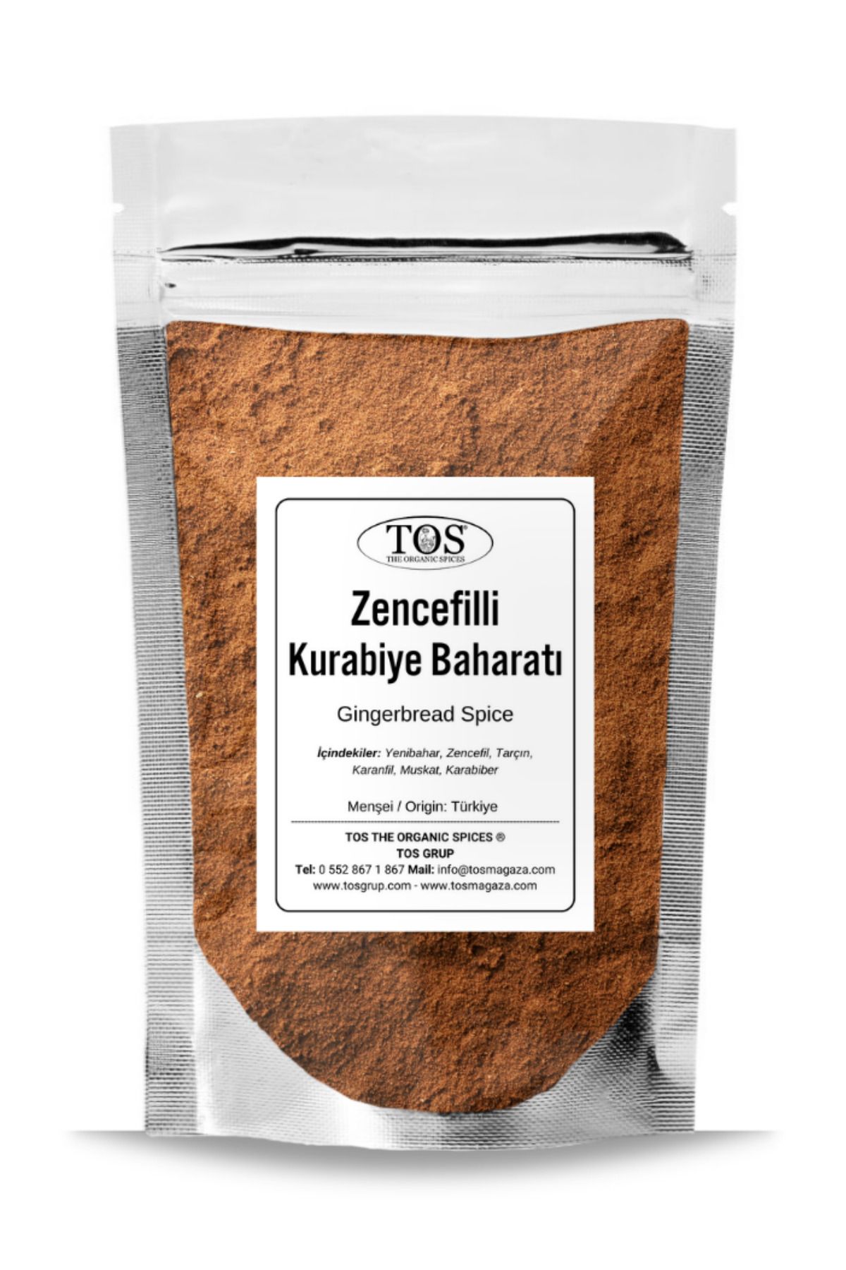 TOS The Organic Spices Zencefilli Kurabiye Ba...