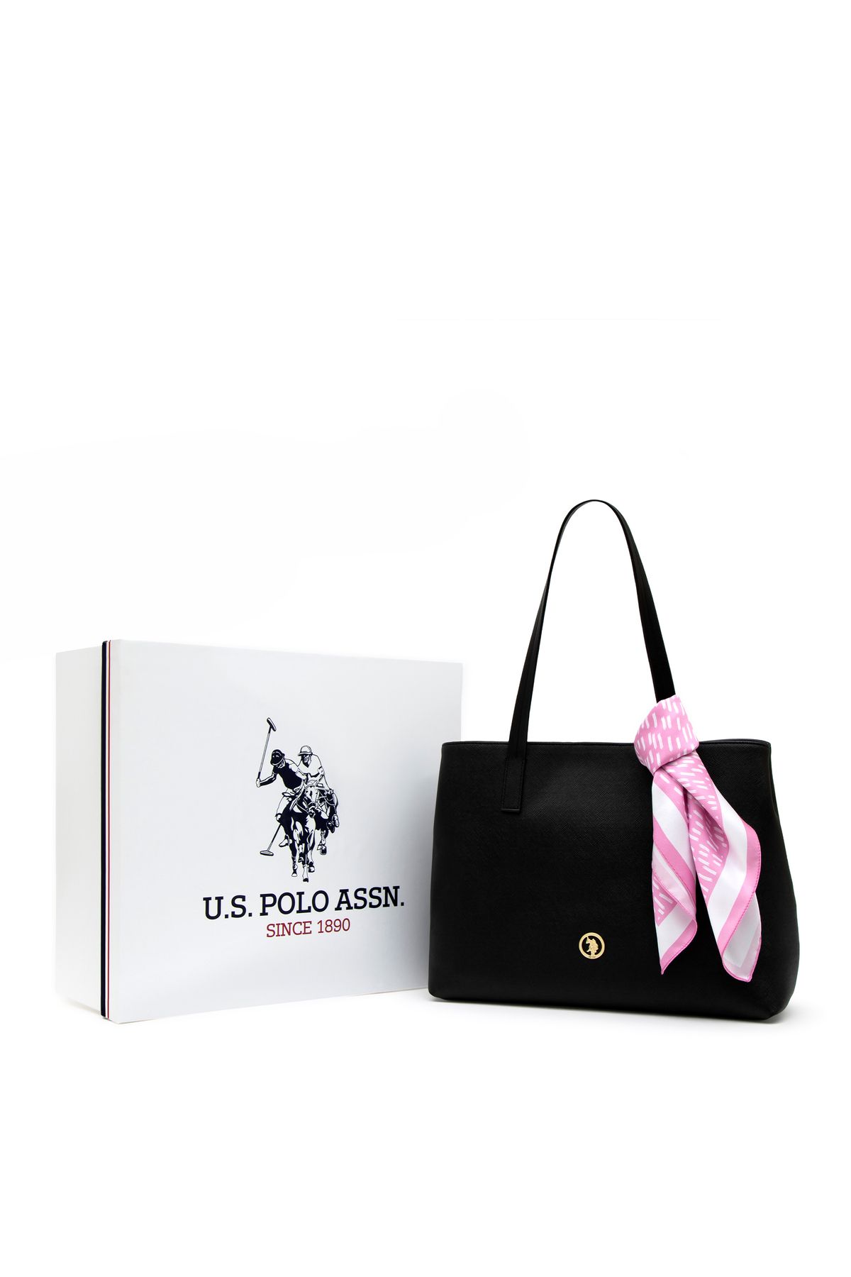 U.S. Polo Assn.Kadın KutuluFularlı Hediyelik...