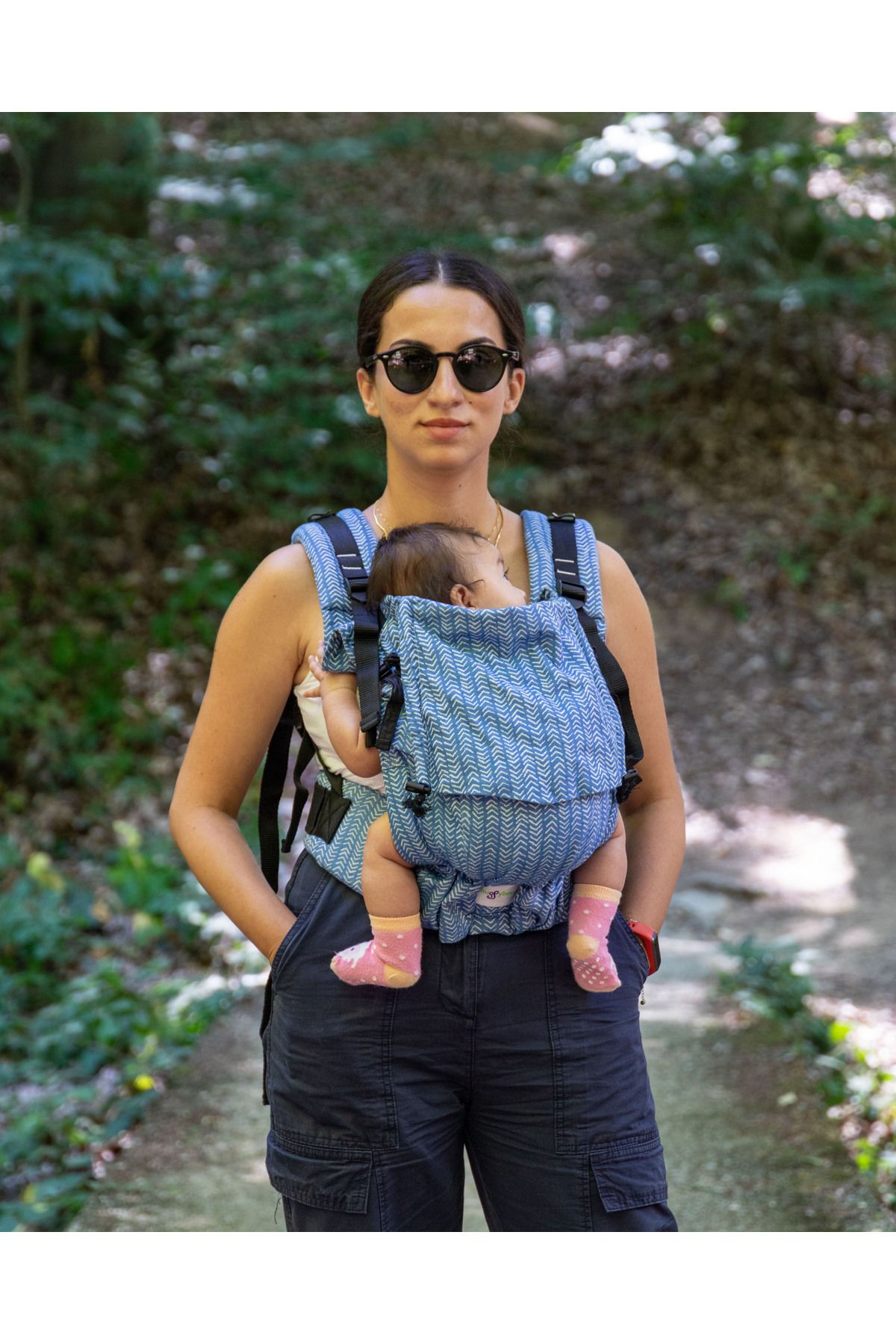 Huggyberry Softy Baby Carrier-Rise Tide