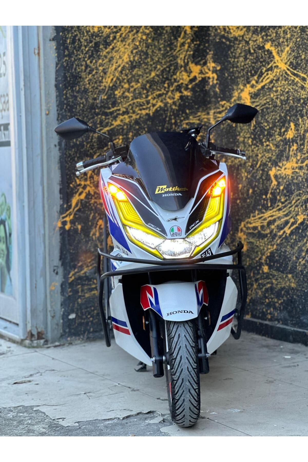 Motiker Honda PCX Ön Far KaşıŞeffaf Sticker S...