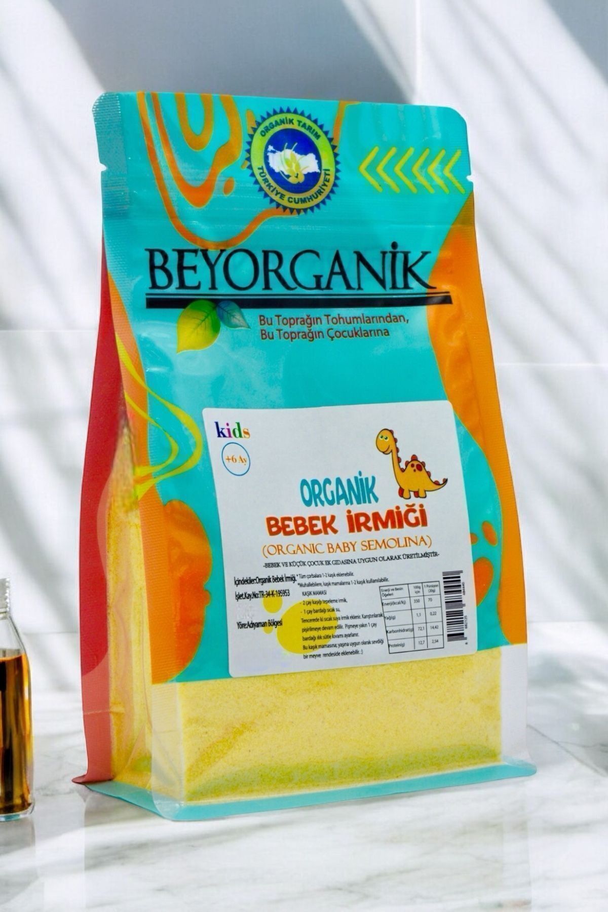 Organik Bebek Irmik 350gr