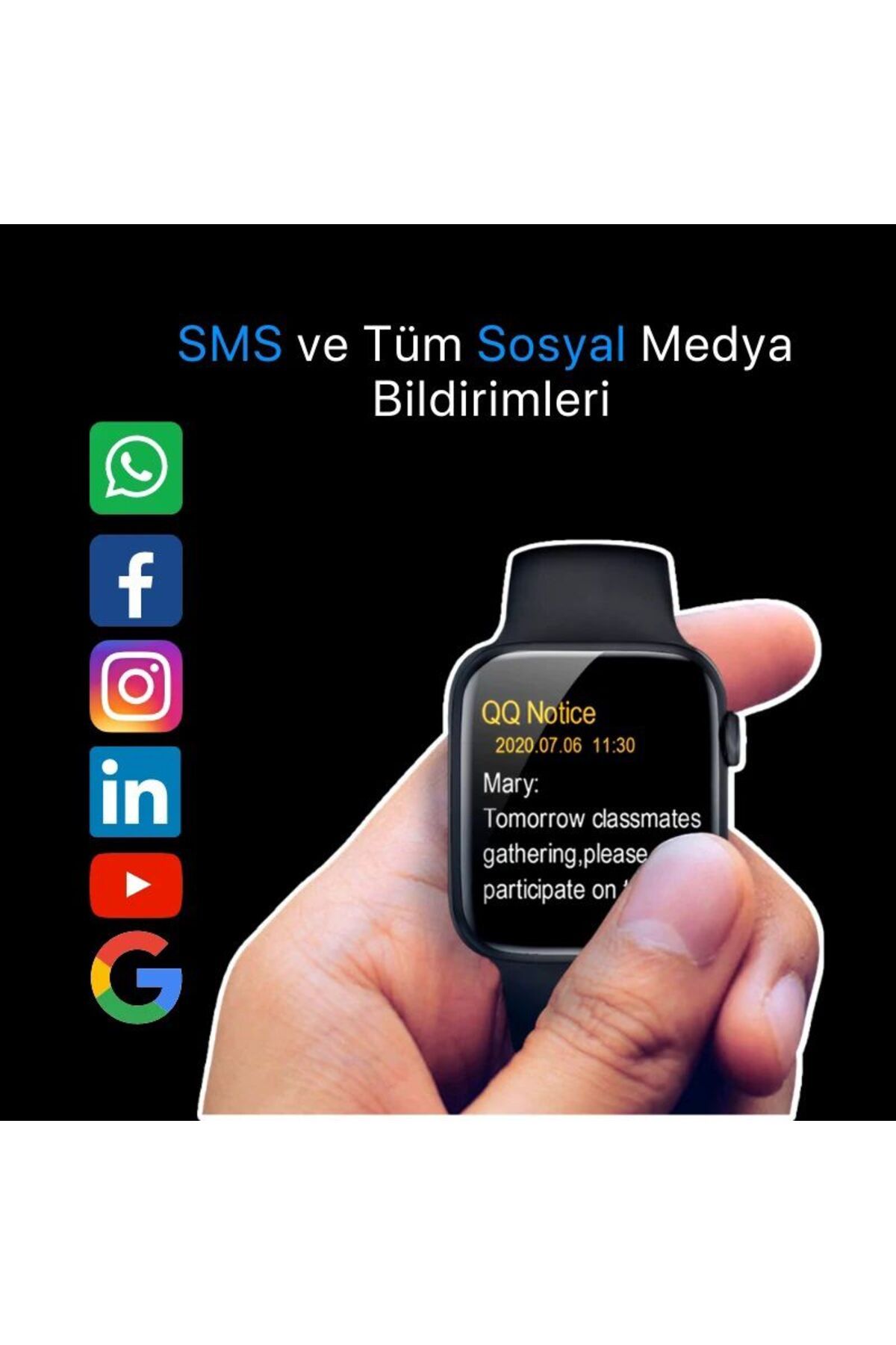 Tech Watch 9 Mini Akıllı Saat