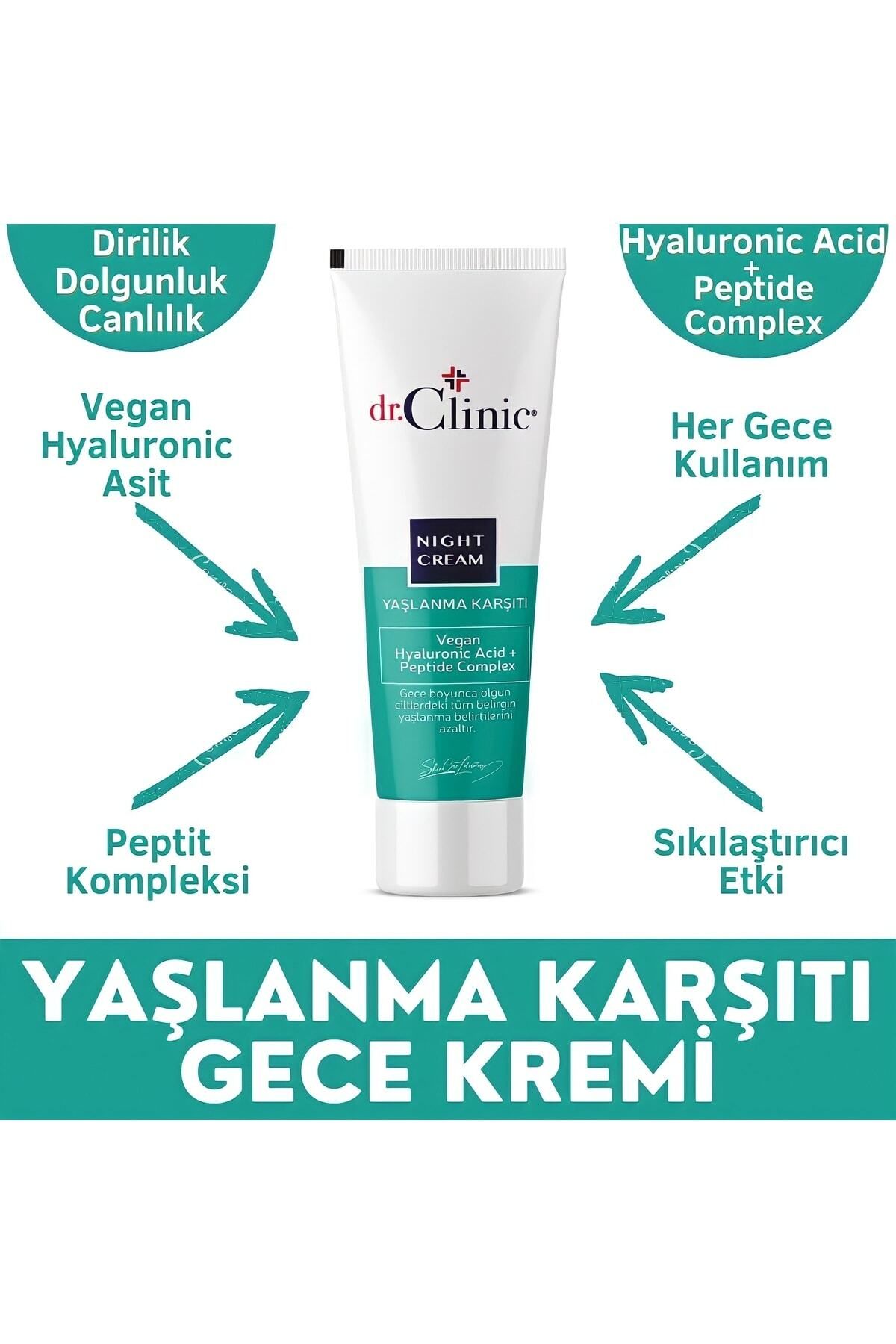 ALMARANDİ Dr.clinic YaşlanmaKarşıtı Gece Krem...