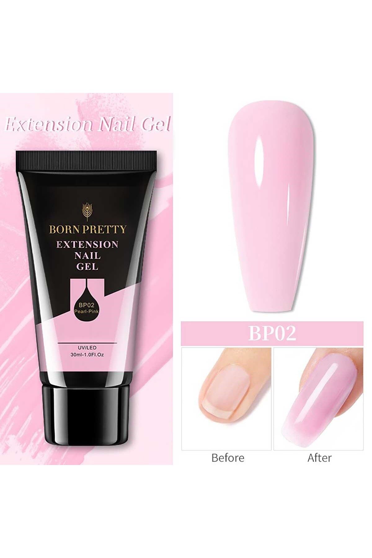 Born Pretty Poly Gel Bp02Pearl Pink