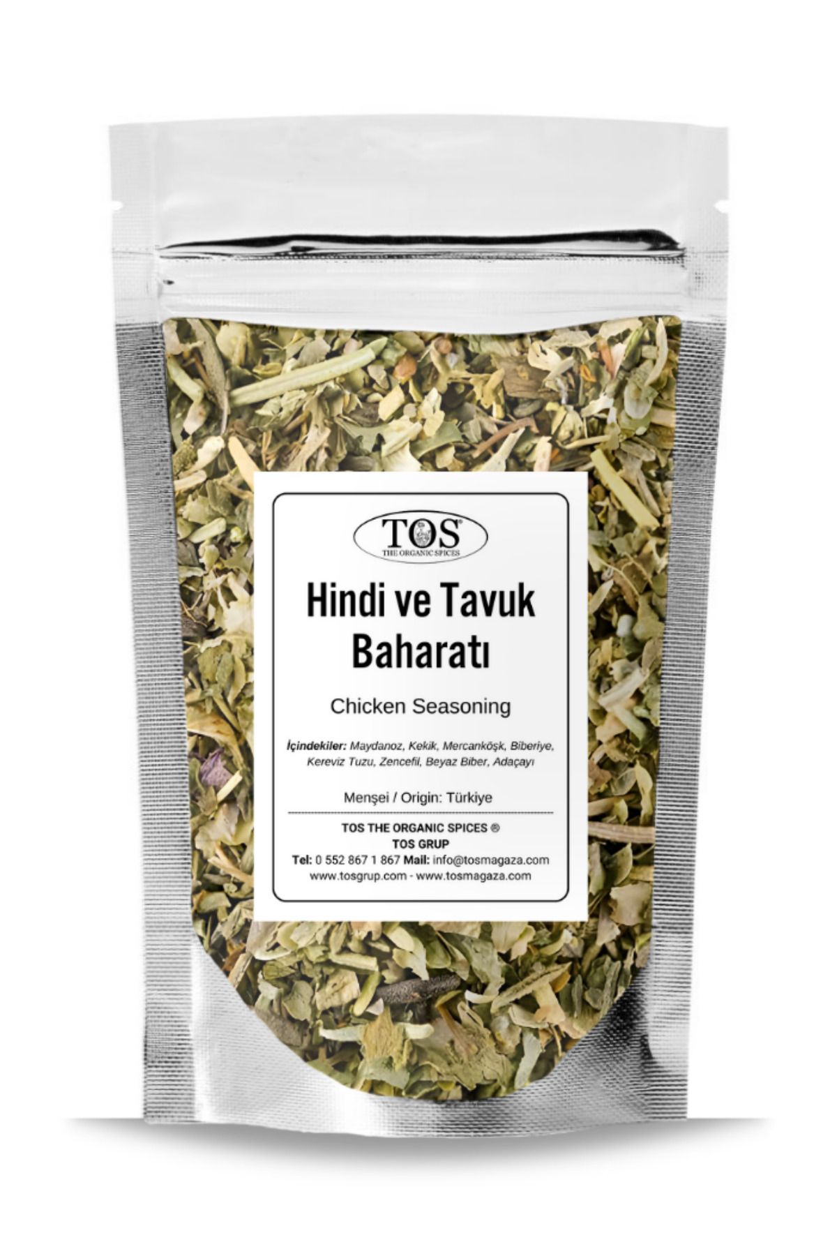 TOS The Organic Spices Hindive Tavuk Baharatı...