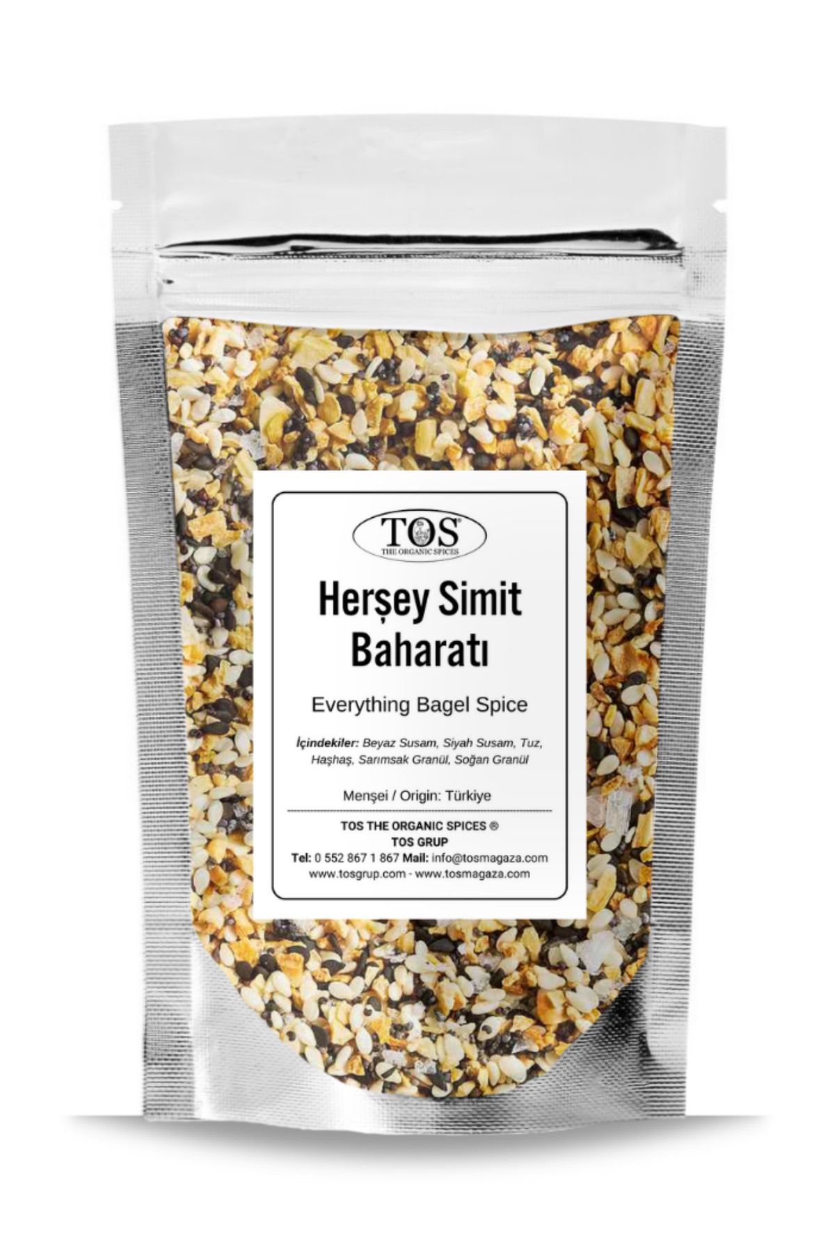 TOS The Organic Spices Herşey Simit Baharatı...