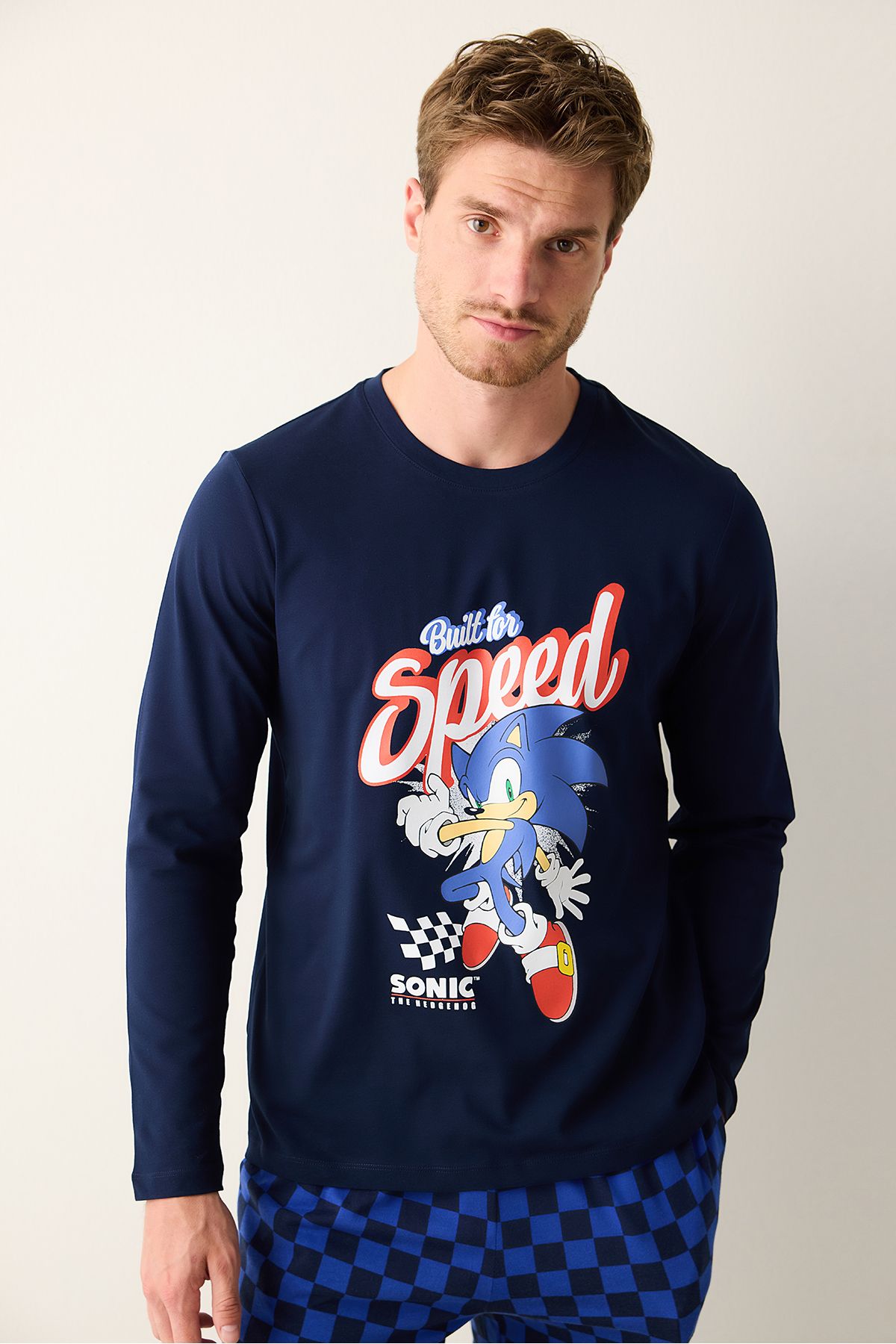 Sonic Çok Renkli Pantolon Pijama Takımı