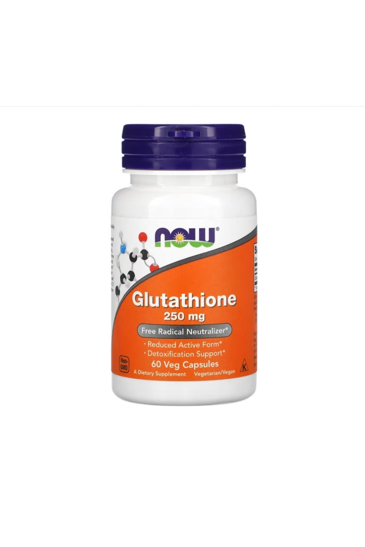 Now Foods , Glutathione, 250Mg, 60 Veg Capsul...