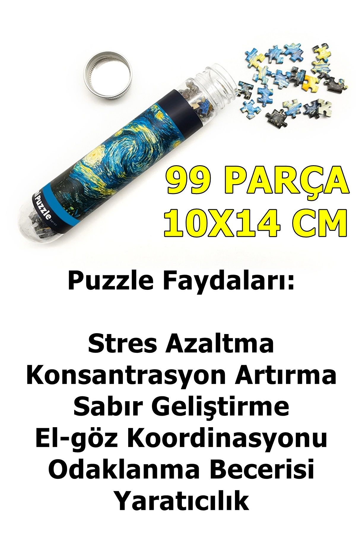 Morning as a Mayfly Yapboz 99 Parça Mini Puzzle Hediyelik Çocuklar İçin