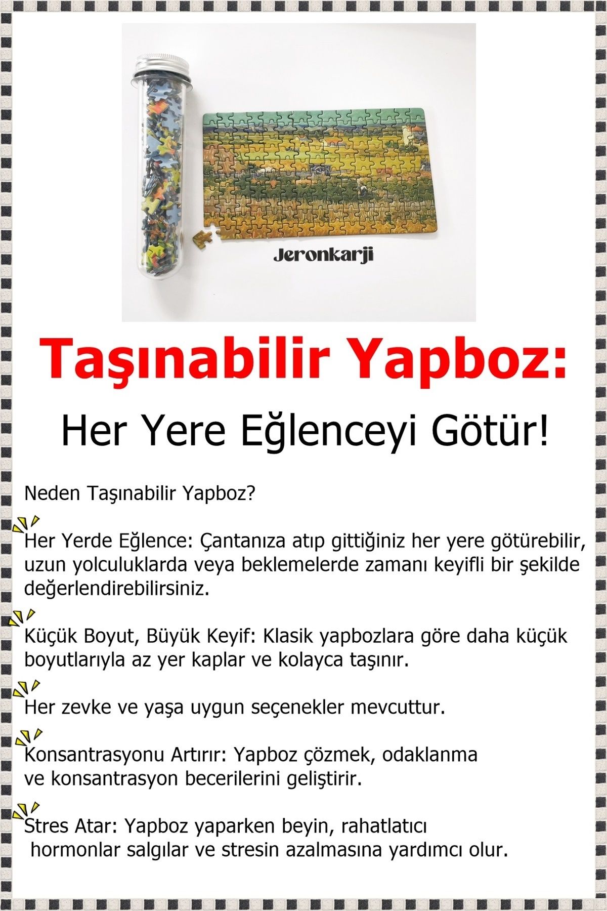 Morning as a Mayfly Yapboz 99 Parça Mini Puzzle Hediyelik Çocuklar İçin