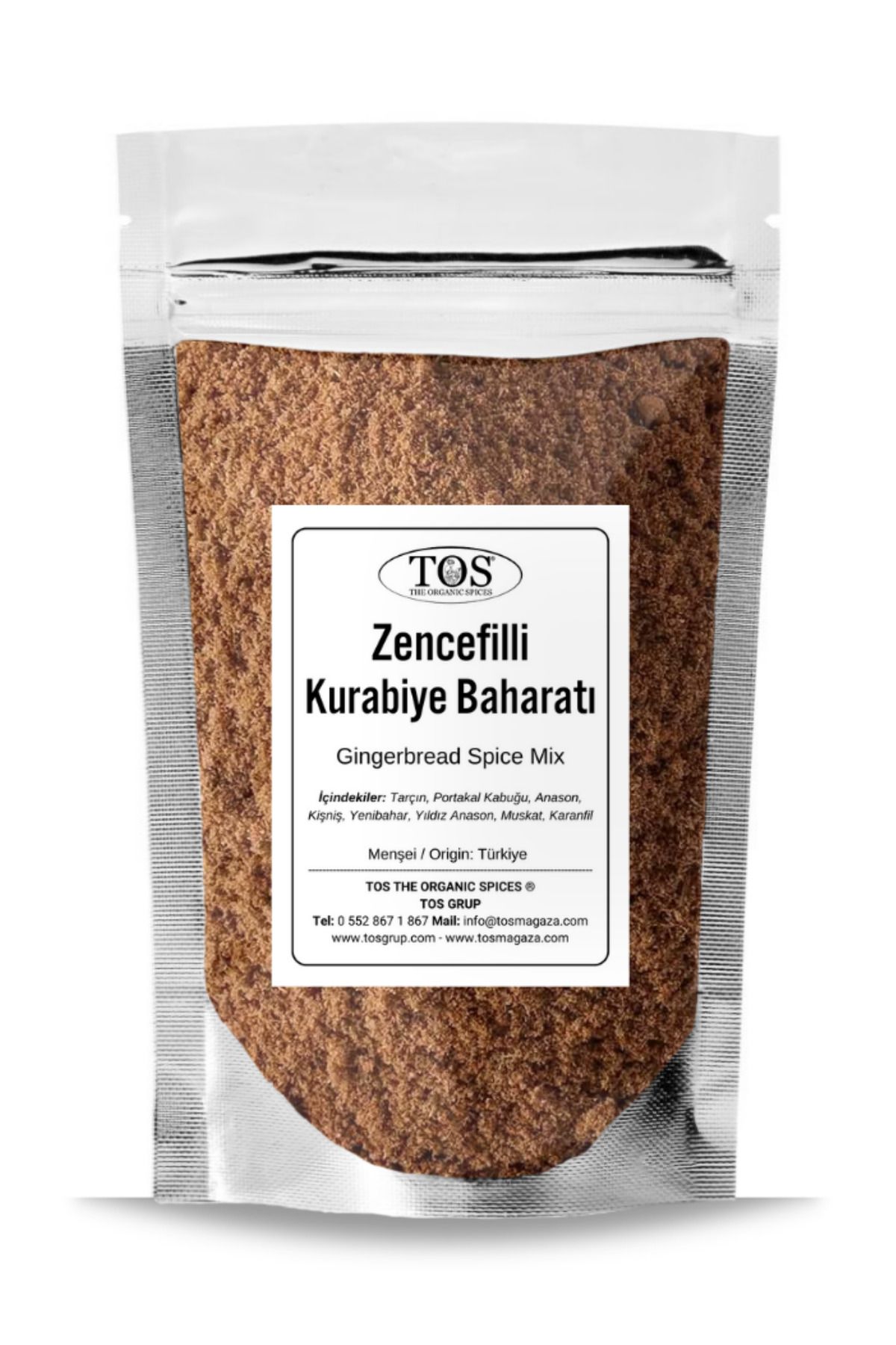 TOS The Organic Spices Zencefilli Kurabiye Ba...