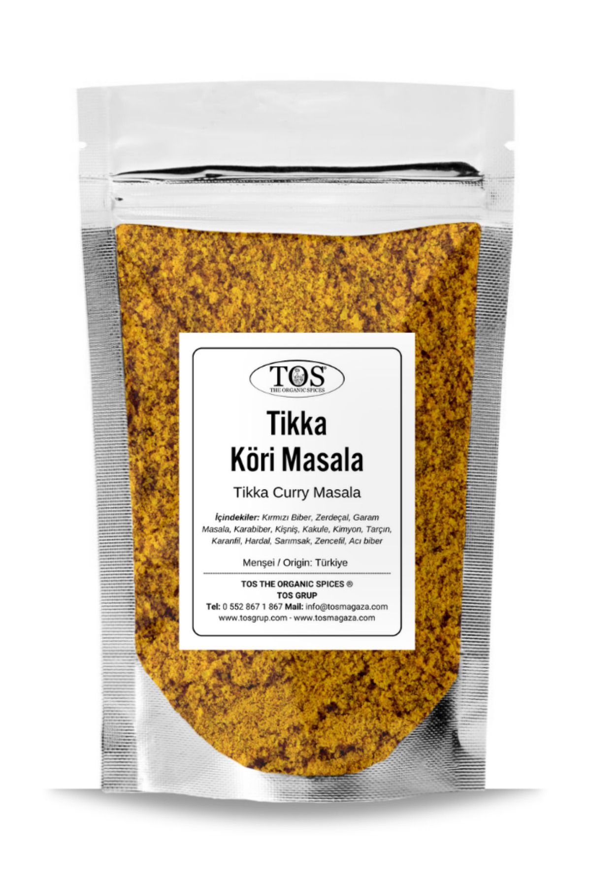 TOS The Organic Spices TikkaKöri Masala 500 g...