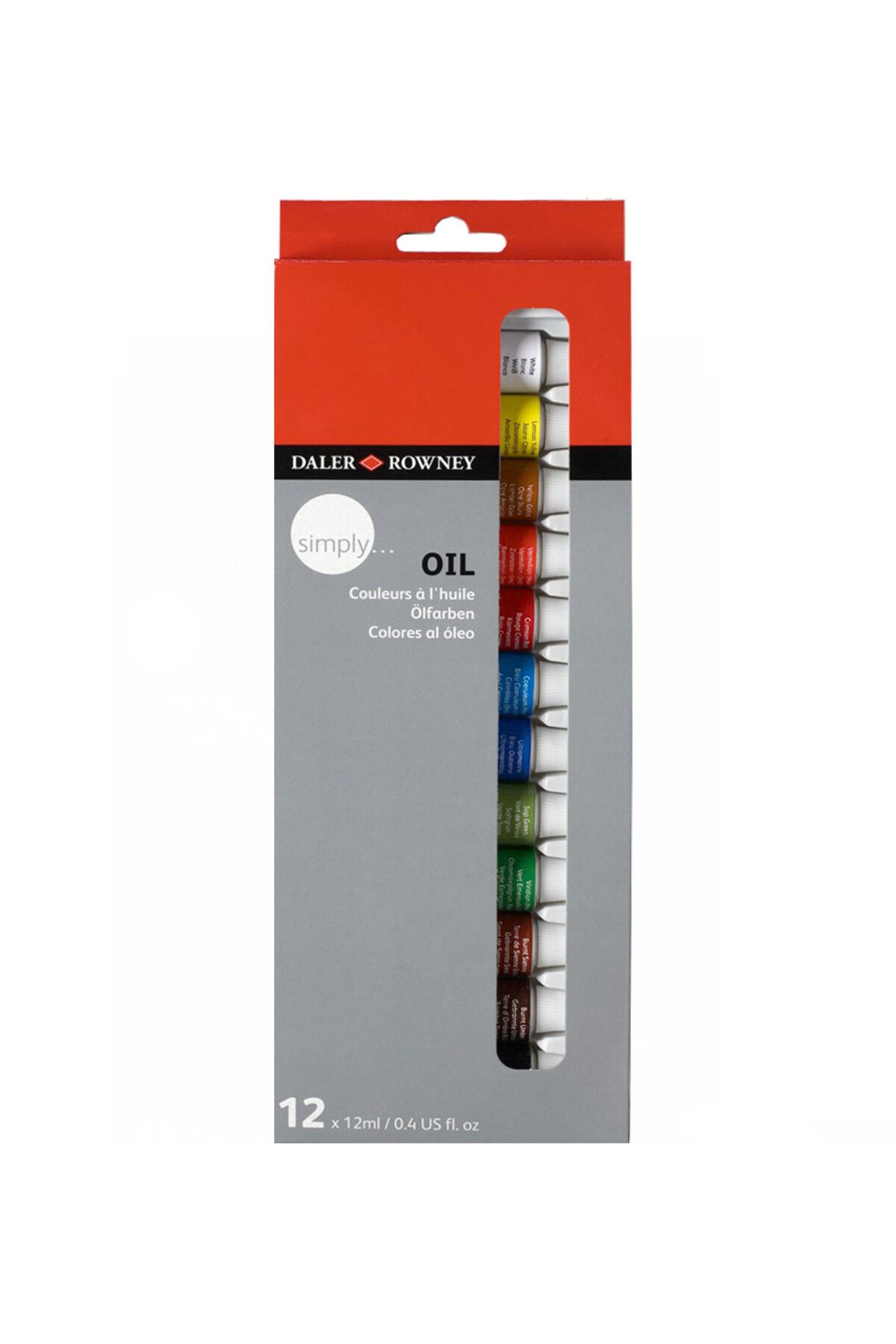 Daler Rowney Simply YağlıBoya Seti 12x12ml