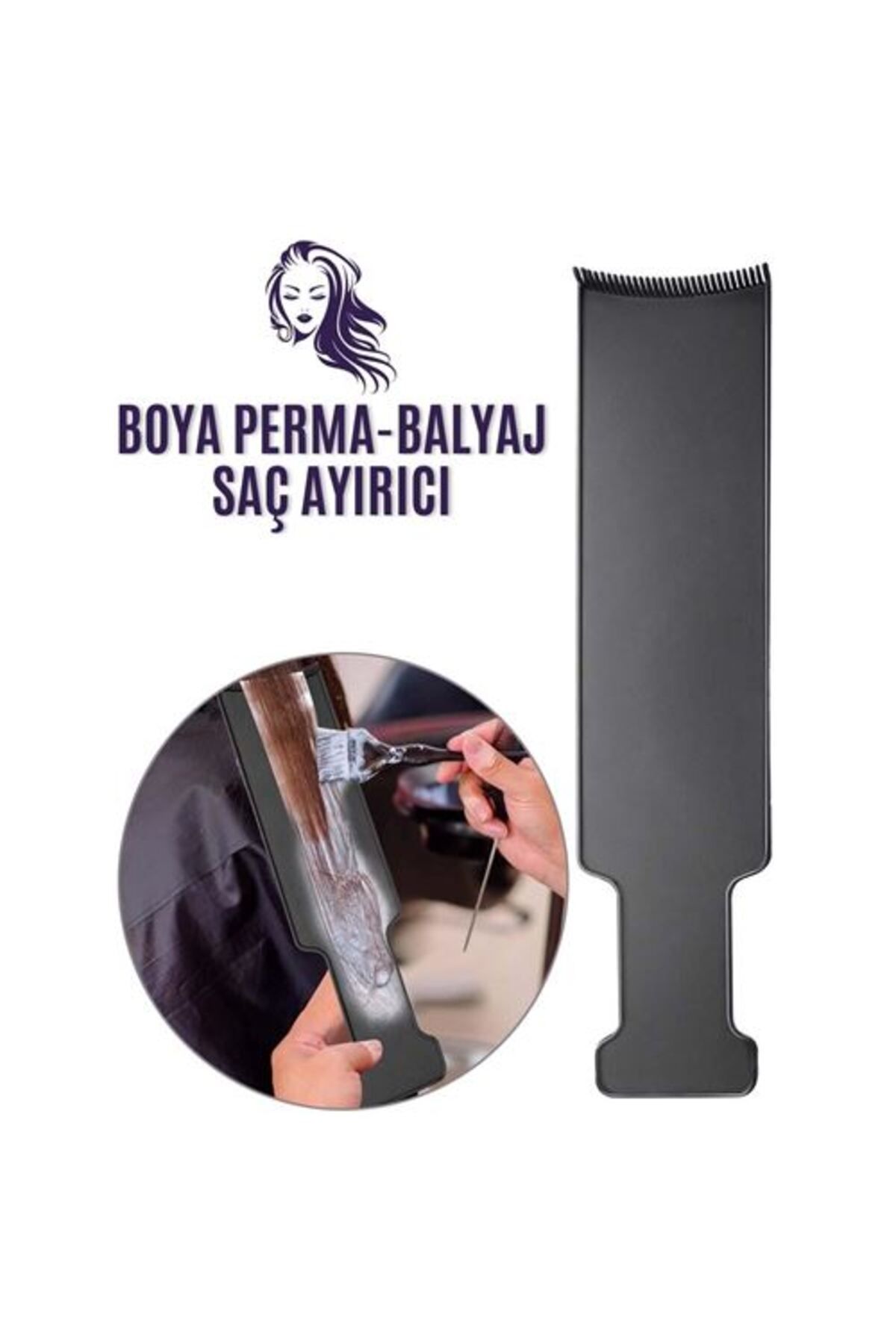 calleren Saç Boyama PermaBalyaj Saç Ayırıcı -...