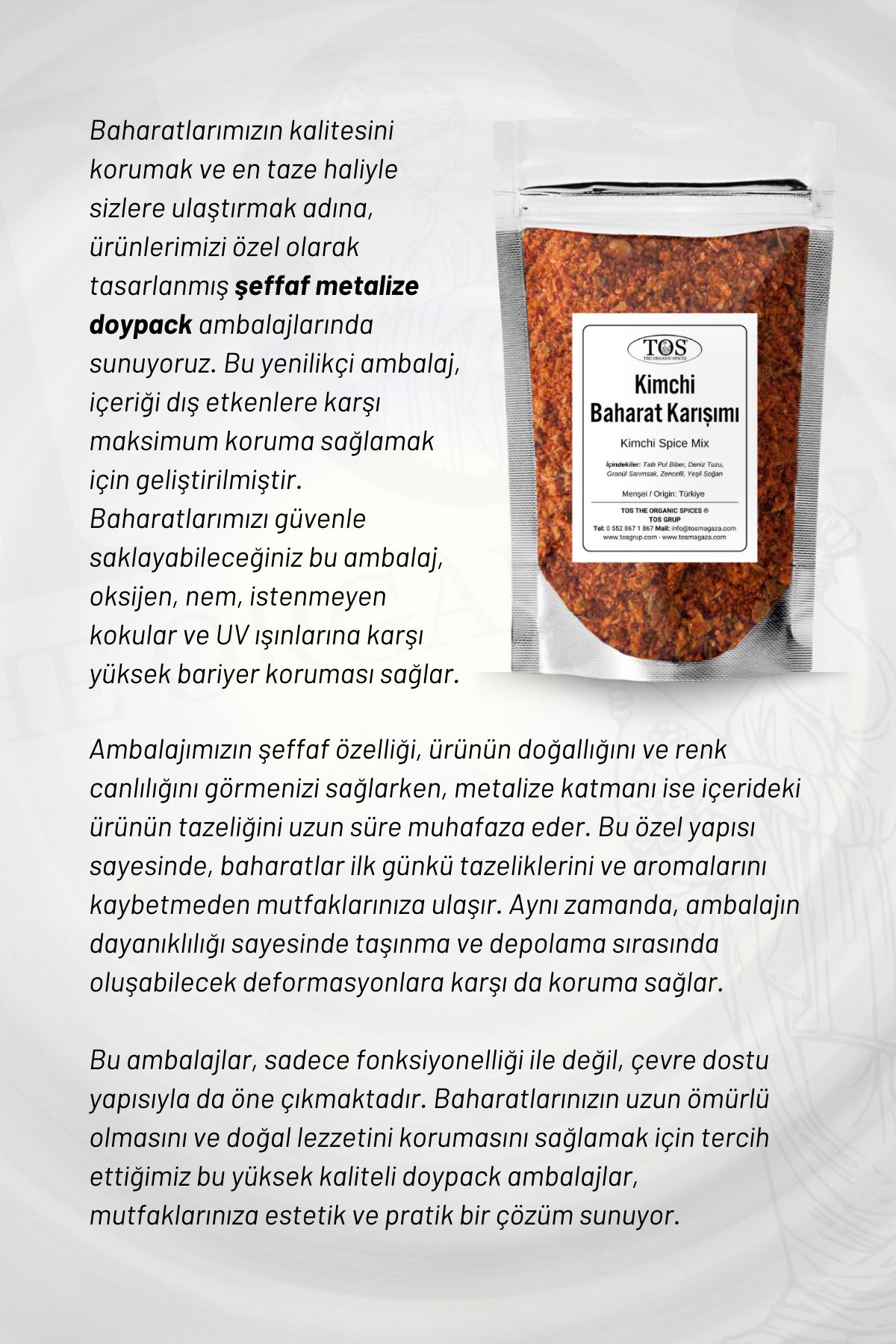 Kimchi Baharat Karışımı 100 gr Kimchi Spice Blend - Premium Quality | Baharat Karışımı