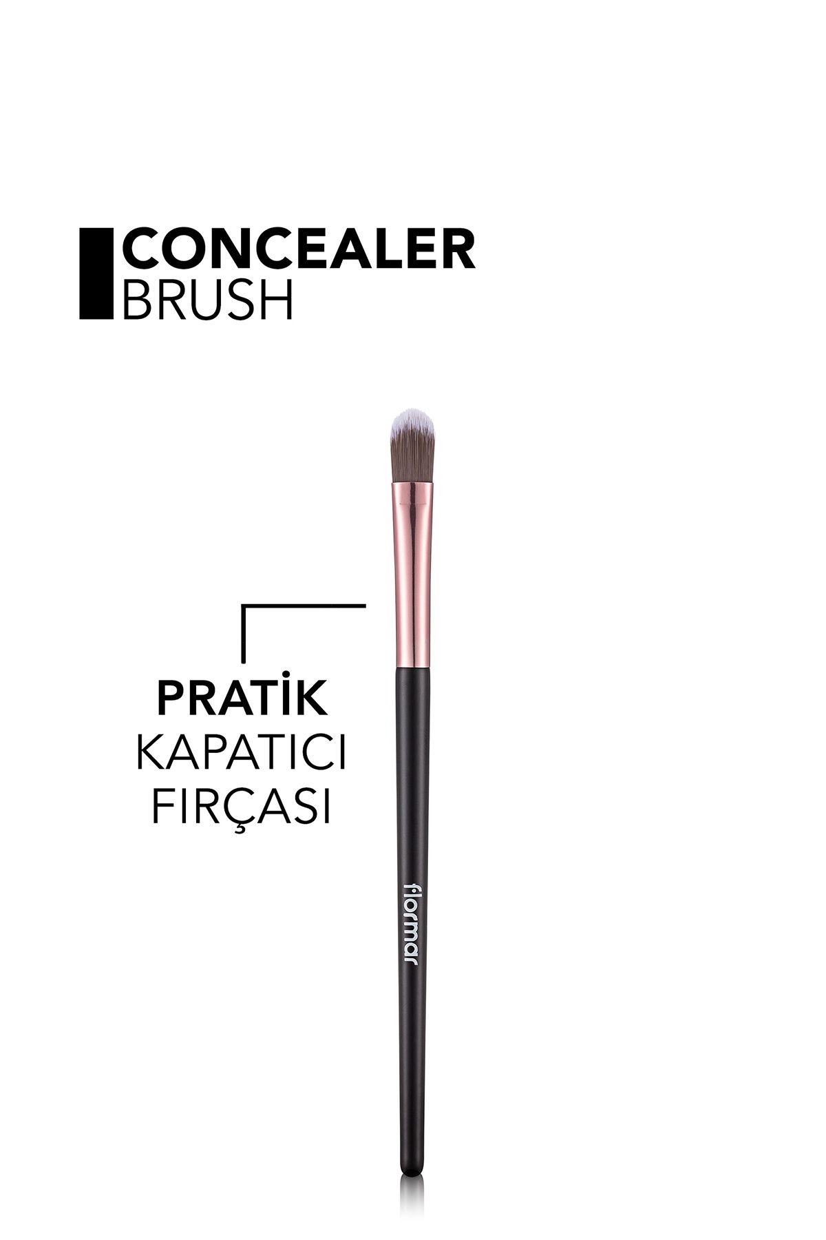 Yuvarlak Uçlu Elips Kapatıcı Fırçası - Concealer Brush - 007 - 8690604597727