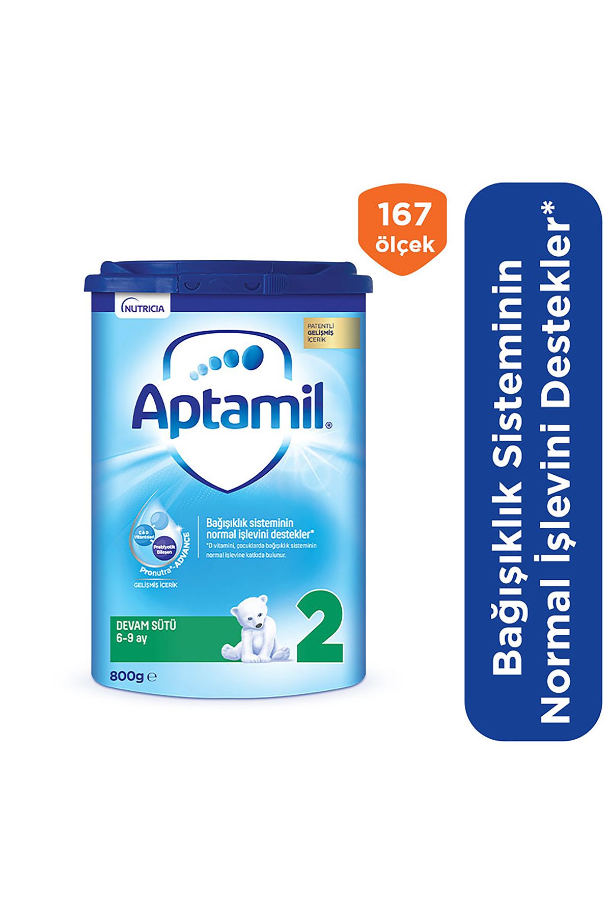 Aptamil2 Devam Sütü 800 G6-9 Ay Akıllı Kutu