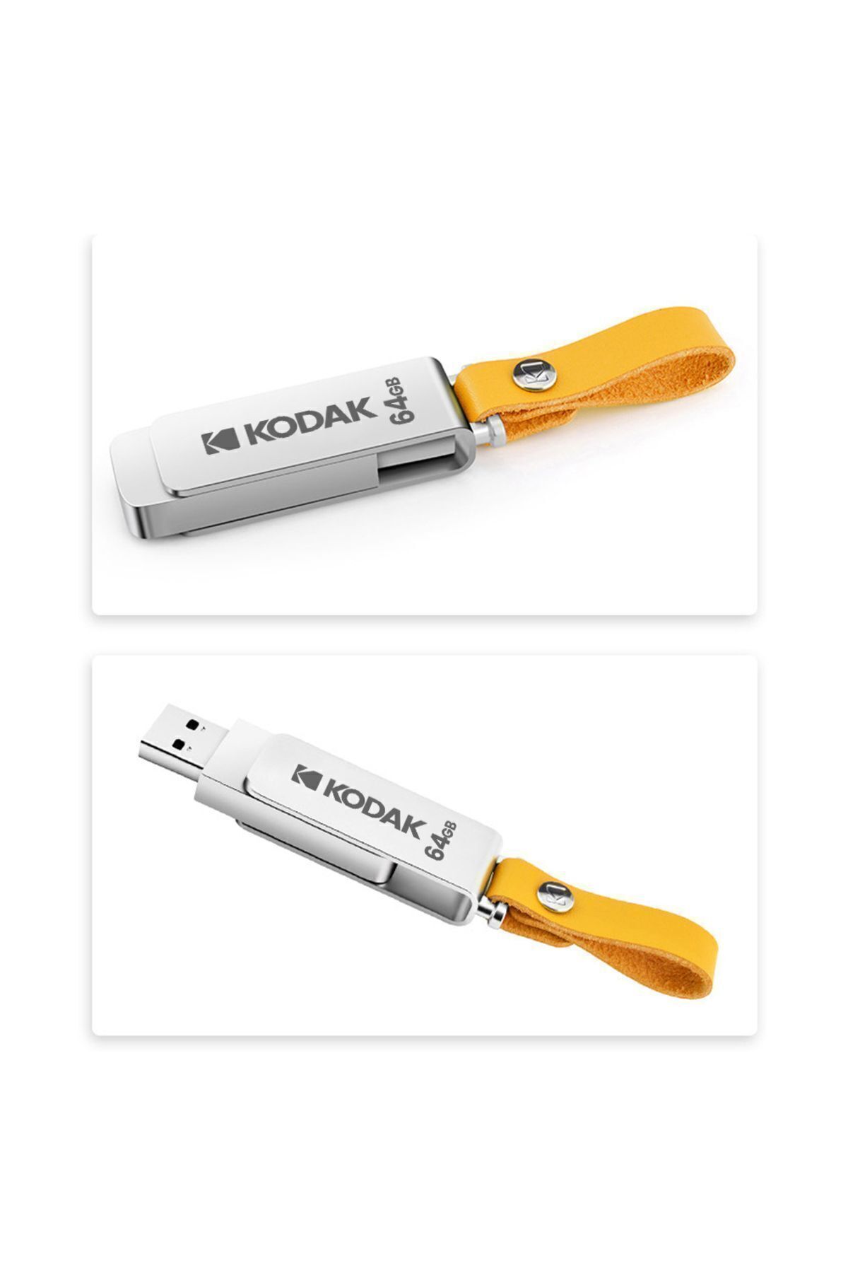 64gb.k133 Yüksek Hızlı Usb Flash Bellek 3.1 Dönüştürücü Hediye Metal Saglam Orginal