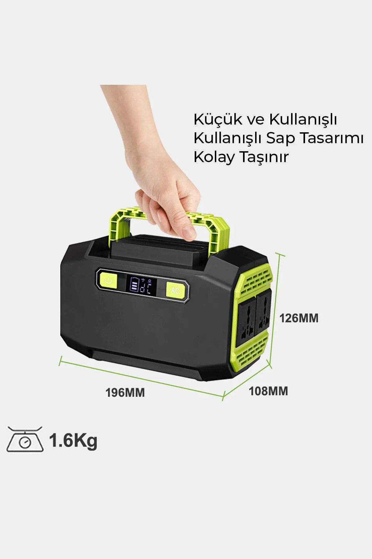 200 W Taşınabilir Güç Istasyonu Güç Kaynağı