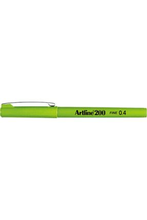 200 Fineliner 0.4mm Keçe Uçlu Kalem Sarımsı Yeşil Image 0